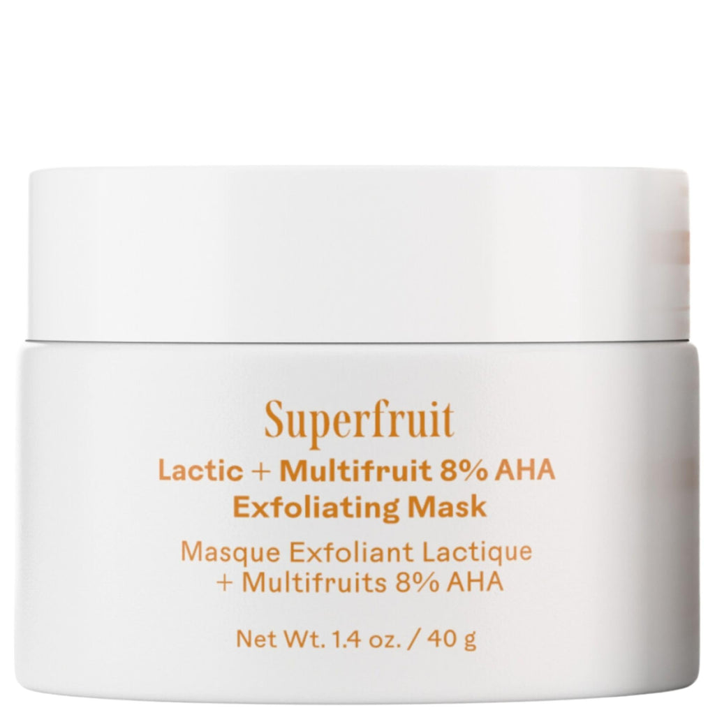Three Ships Superfruit Lactic + Multifruit 8% AHA Exfoliating Mask | Polish, Renew, Smooth Skin | Vegan, Cruelty-Free