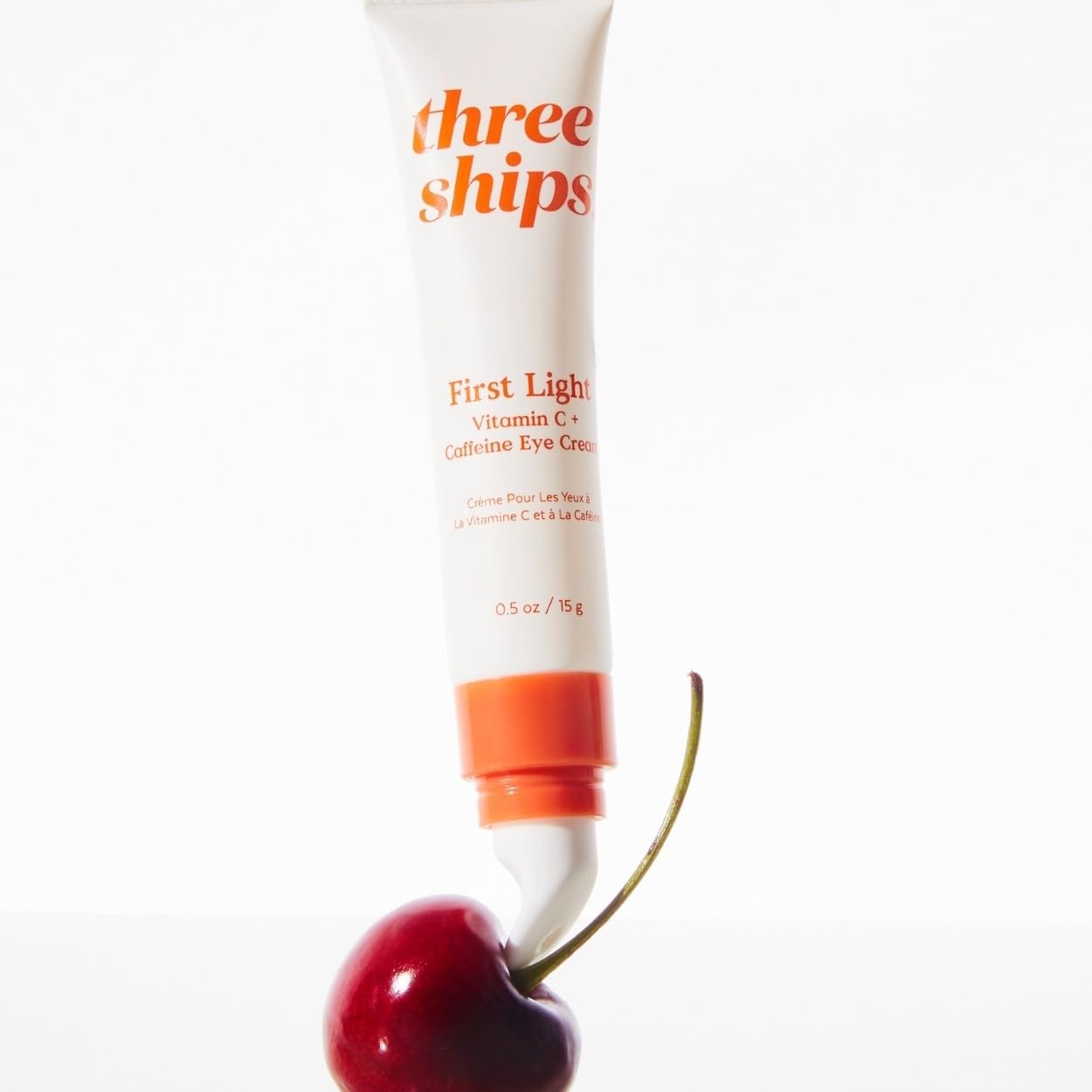 Three Ships First Light Vitamin C + Caffeine Eye Cream – De-Puff, Hydrate, Awake Under-Eye