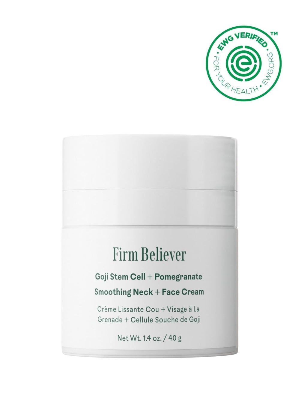 Three Ships Firm Believer Goji Stem Cell + Pomegranate Smoothing Neck & Face Cream