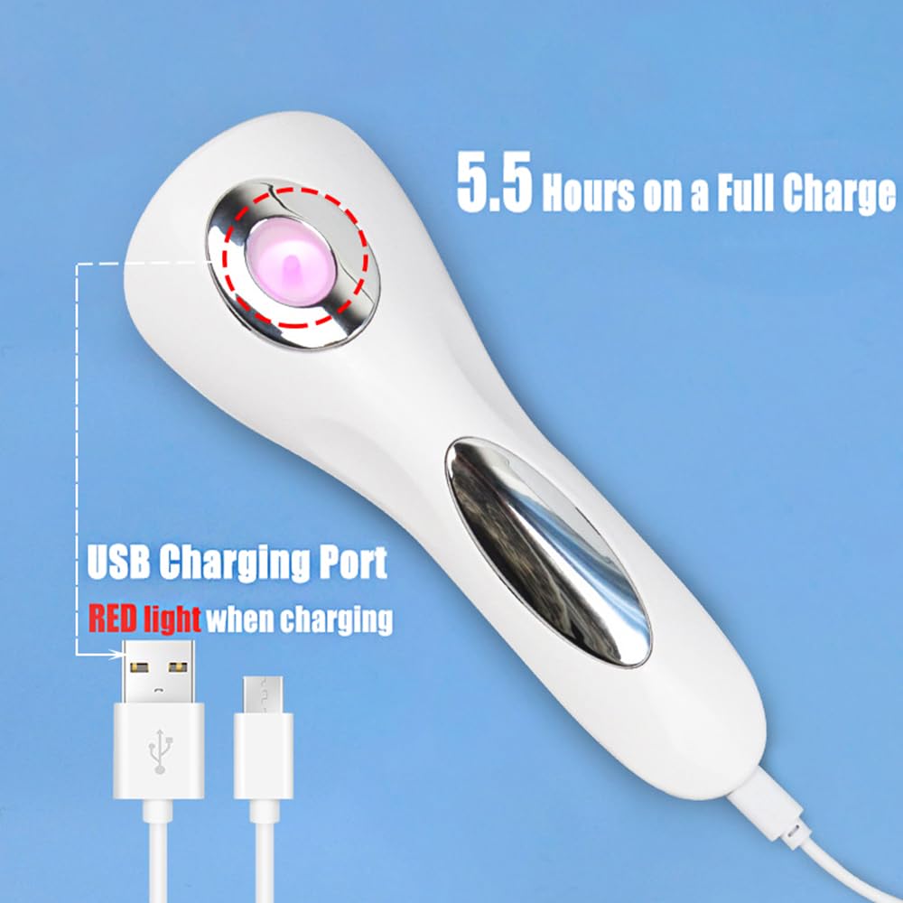 ThreeH Handheld UV LED Nail Lamp – 10W Portable Gel Dryer, USB Rechargeable, 2 Timer Settings