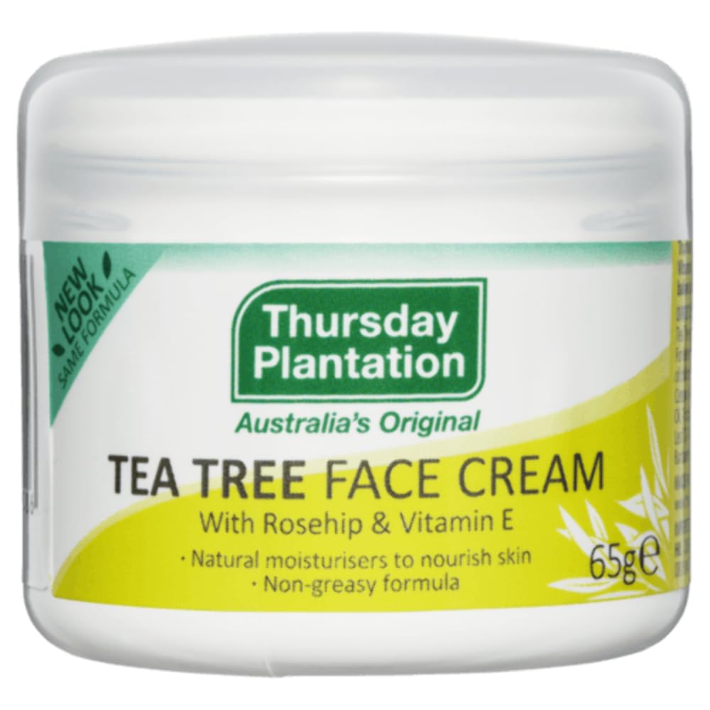 Thursday Plantation Tea Tree Face Cream with Rosehip & Vitamin E – 65 g