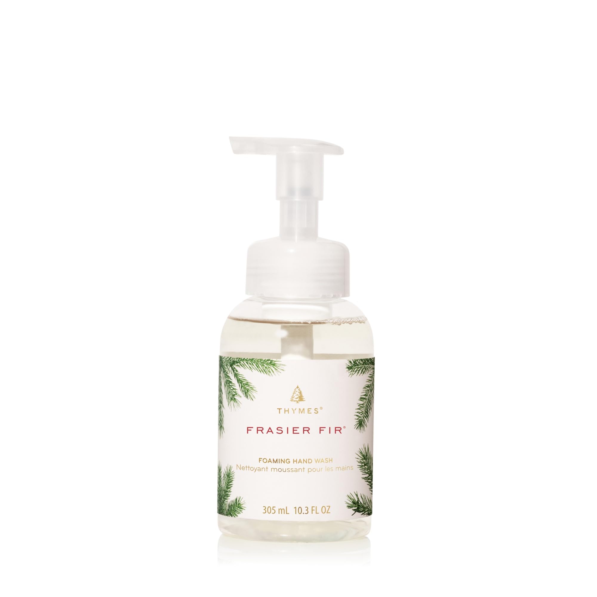 Thymes Foaming Hand Wash with Aloe & Glycerin – Frasier Fir Scent, 10.3 oz