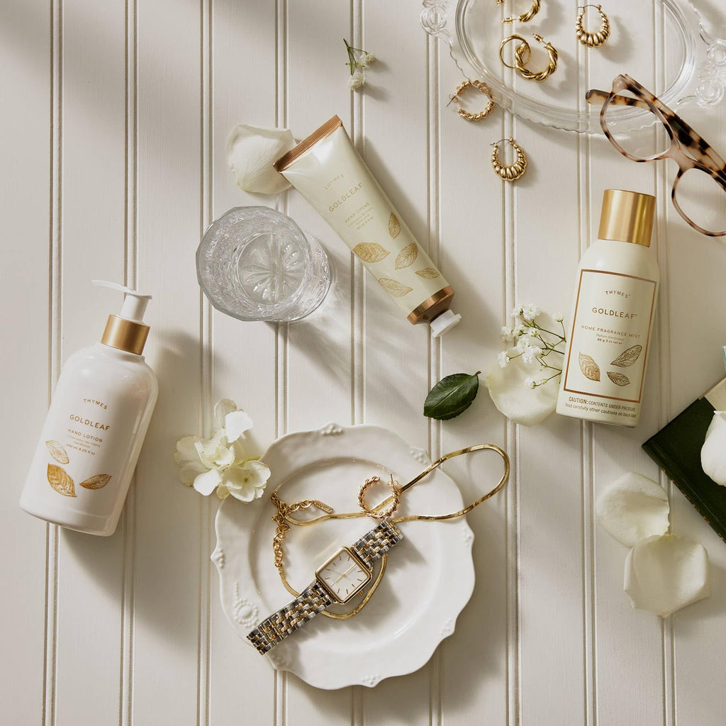 Thymes Goldleaf Hand Wash – 15 Fl Oz | Luxurious Floral Fragrance & Hydration