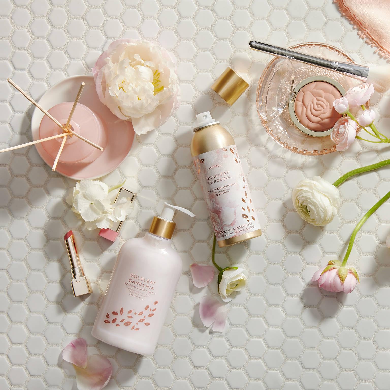 Thymes Moisturizing Body Wash with Pump – Goldleaf Gardenia Bath Soap