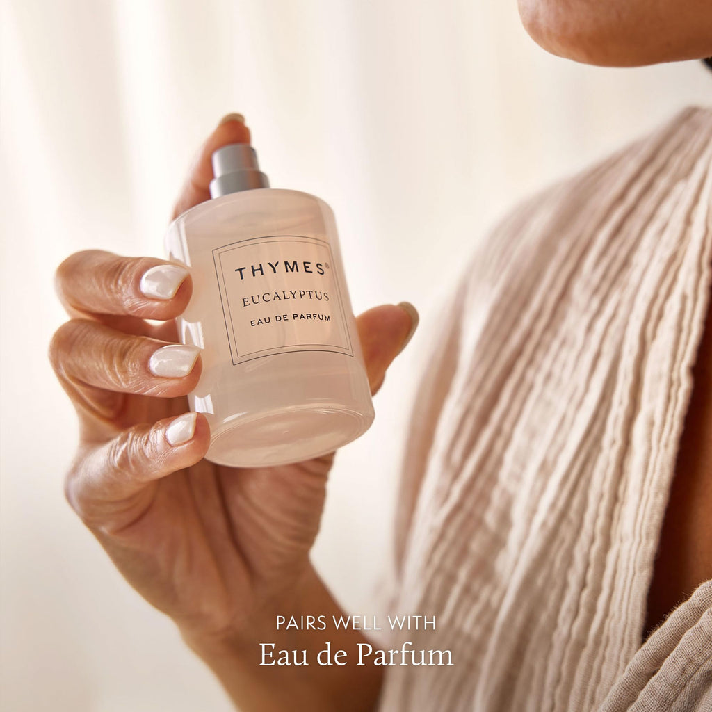 Thymes Restorative Hand Cream – Travel-Size Moisturizer with Eucalyptus, Lemon, Bergamot & Fir (1.9 fl oz)