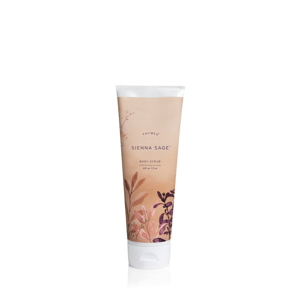 Thymes Sienna Sage Body Scrub | Hydrating Exfoliator for Body, Face, and More