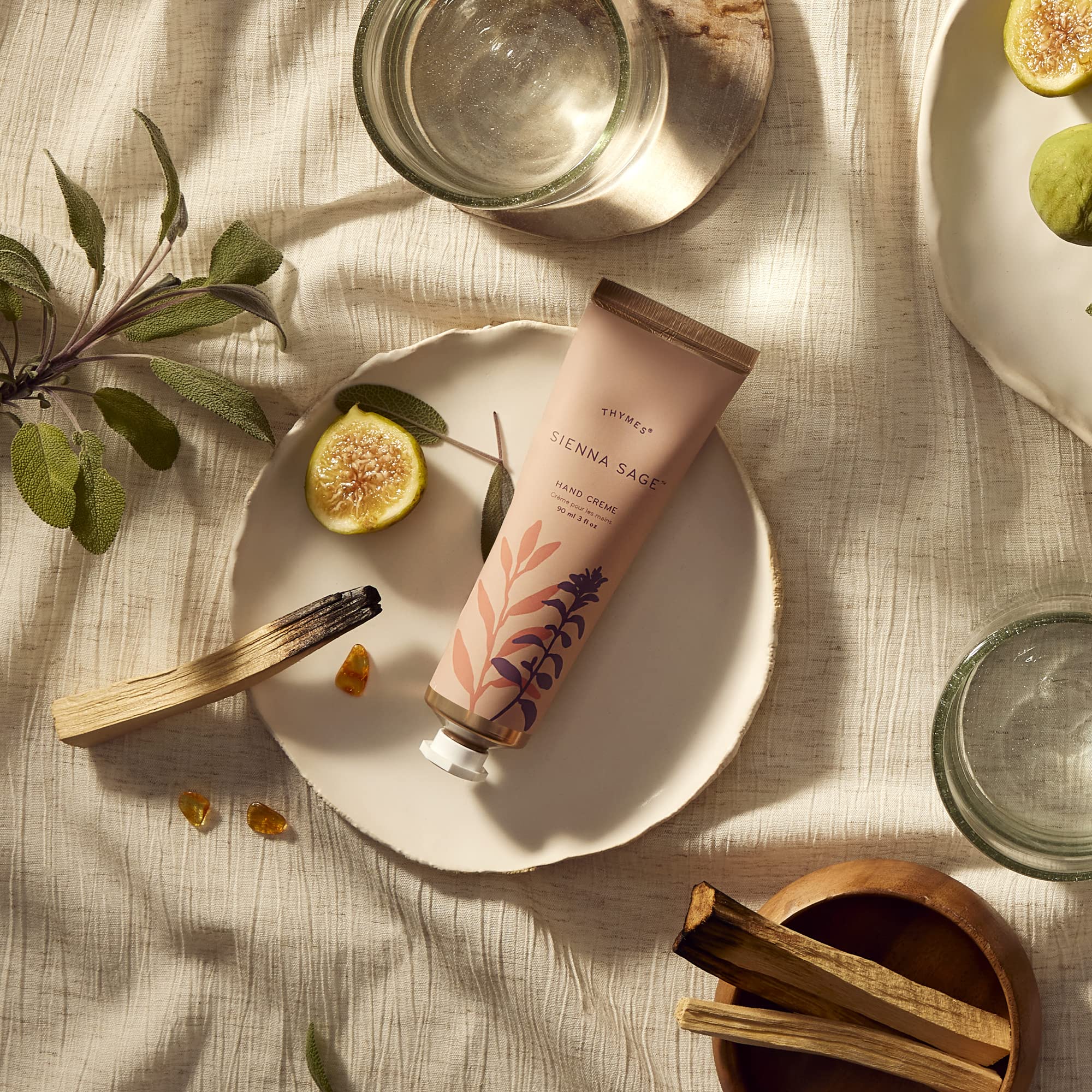 Thymes Sienna Sage Hand Cream – Nourishing Hand Moisturizer (3 oz)