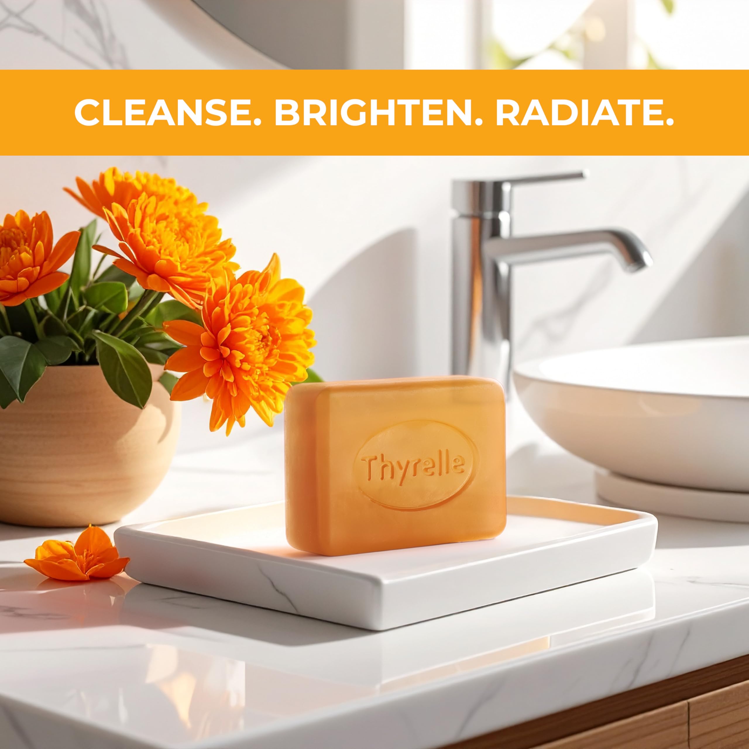 Thyrelle Kojic Acid & Turmeric Soap Bar (2 x 3.5 oz) — Brightening Skin