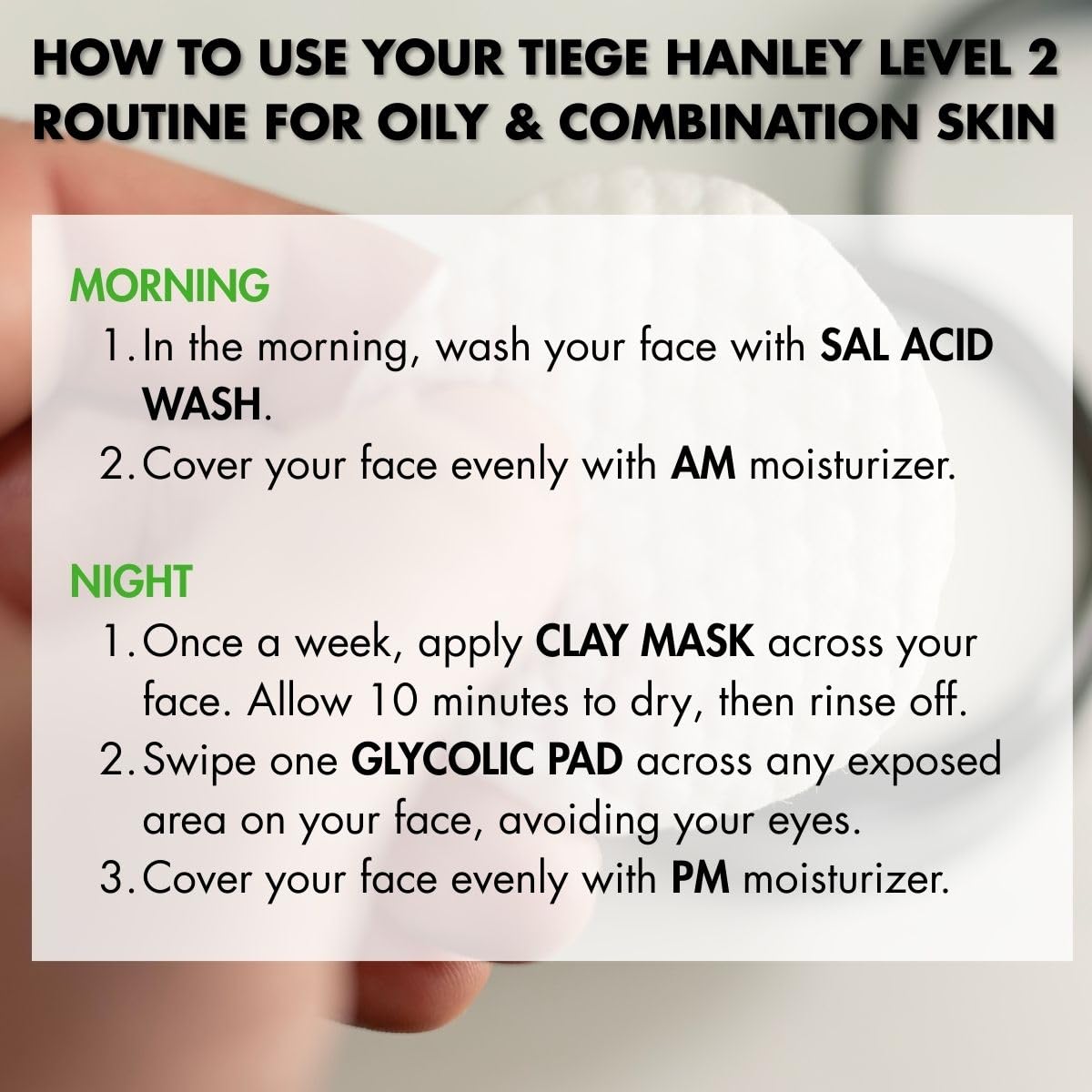 Tiege Hanley Level 2 System for Oily & Combination Skin | 5-Piece Men’s Care Kit
