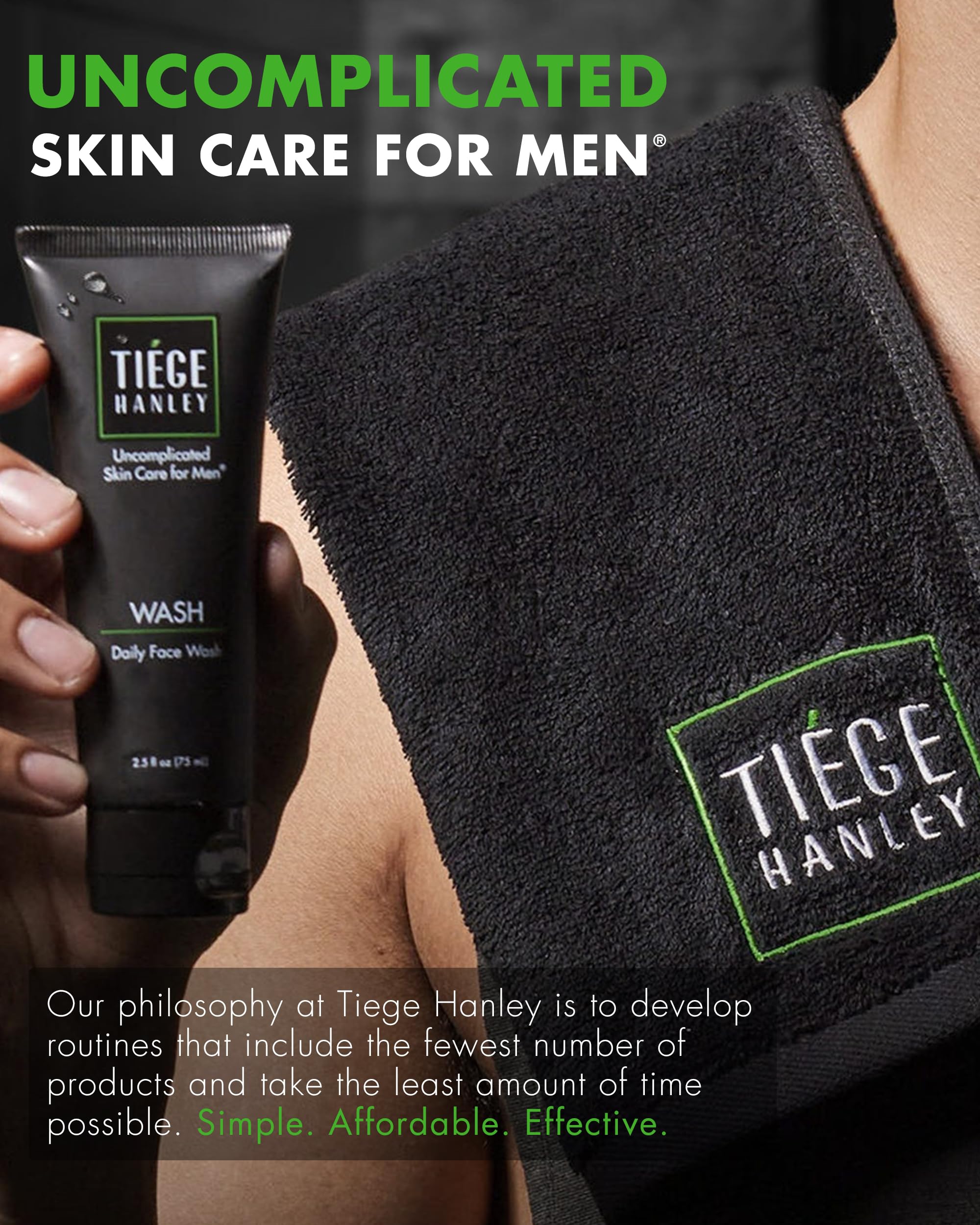 Tiege Hanley Level 3 Skin Care Set for Men – 6-Piece Anti-Aging Routine