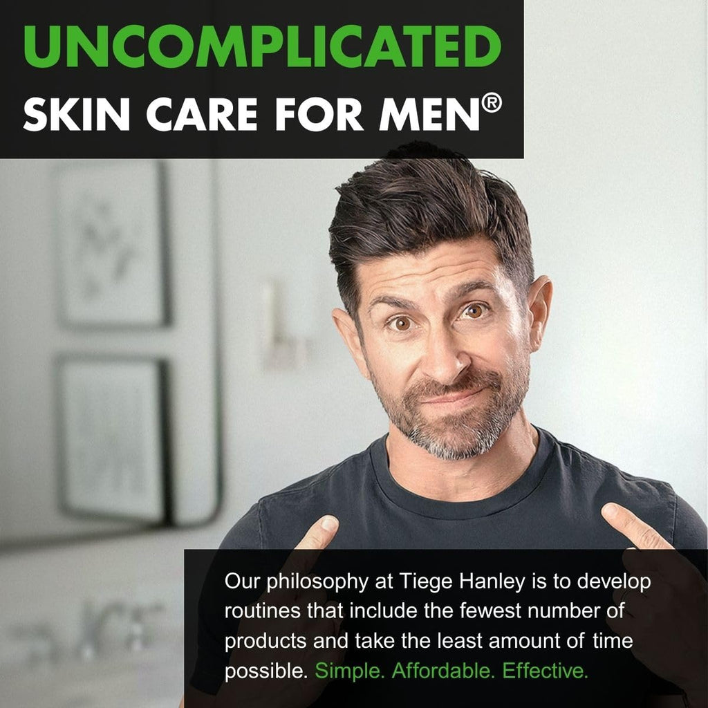 Tiege Hanley Level 2 System for Oily & Combination Skin | 5-Piece Men’s Care Kit