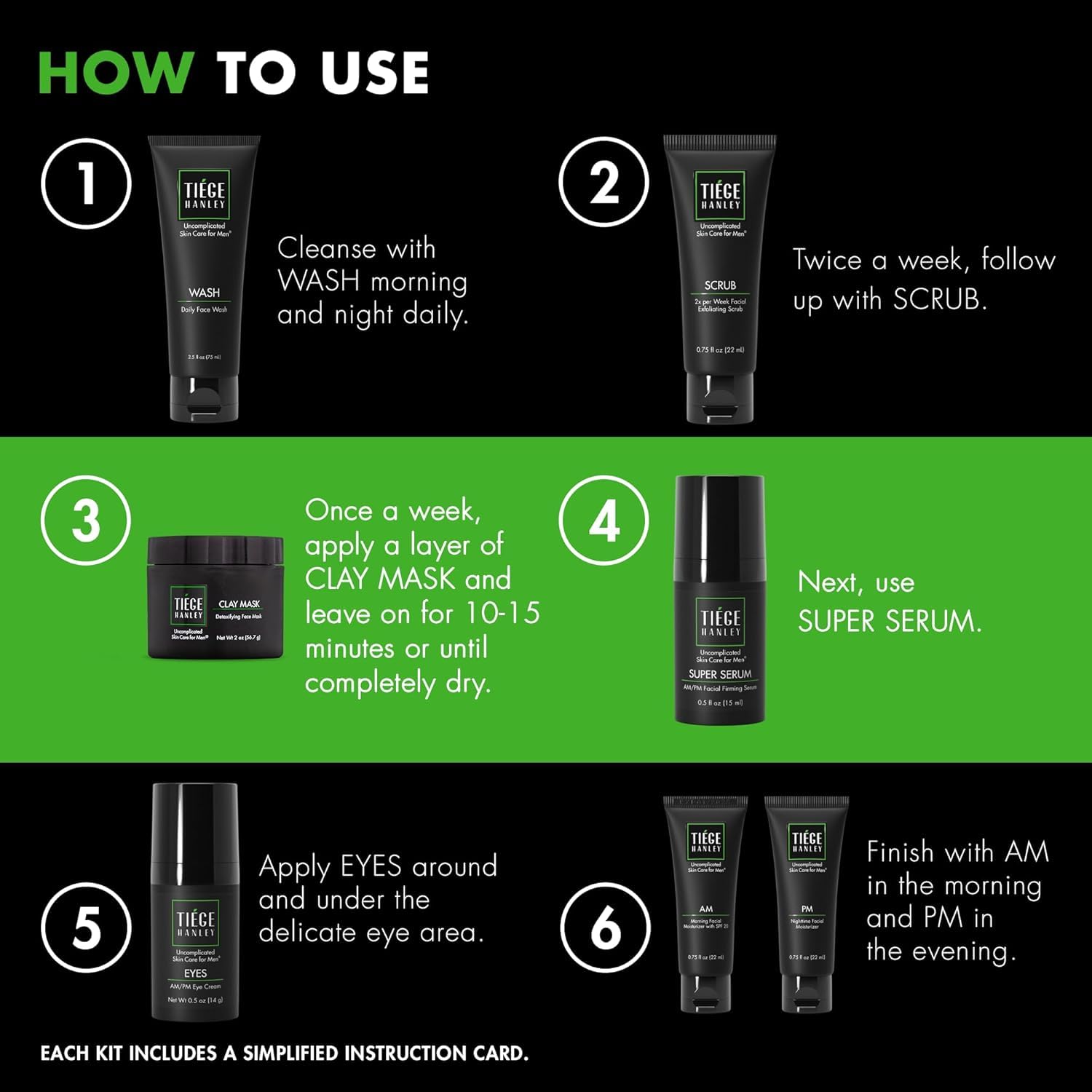 Tiege Hanley Platinum Gift Box for Men – 11-Piece Skincare & Grooming Set