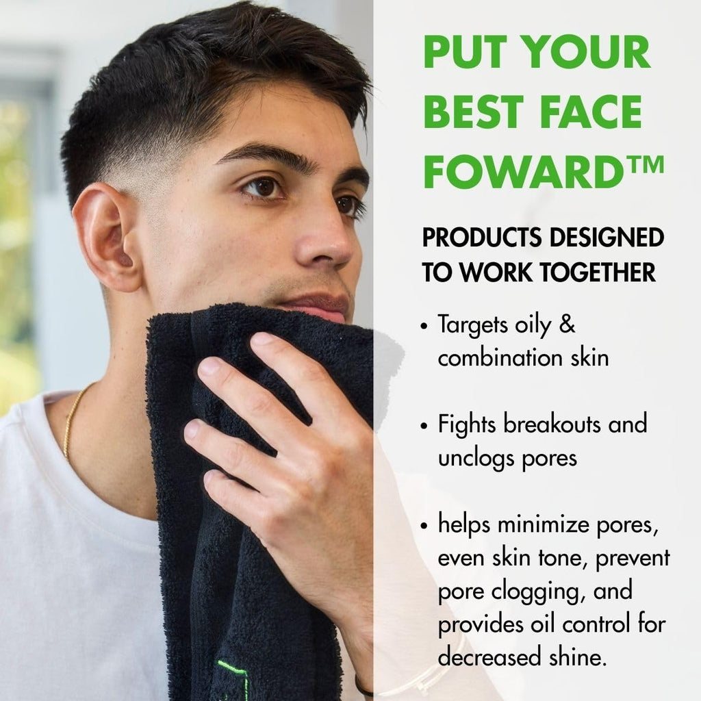 Tiege Hanley Level 2 System for Oily & Combination Skin | 5-Piece Men’s Care Kit