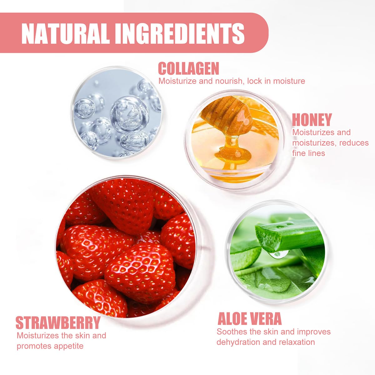 Tiejdhr Honey Lip Balm & Mask — 9 Flavors Hydrating Lip Care Set