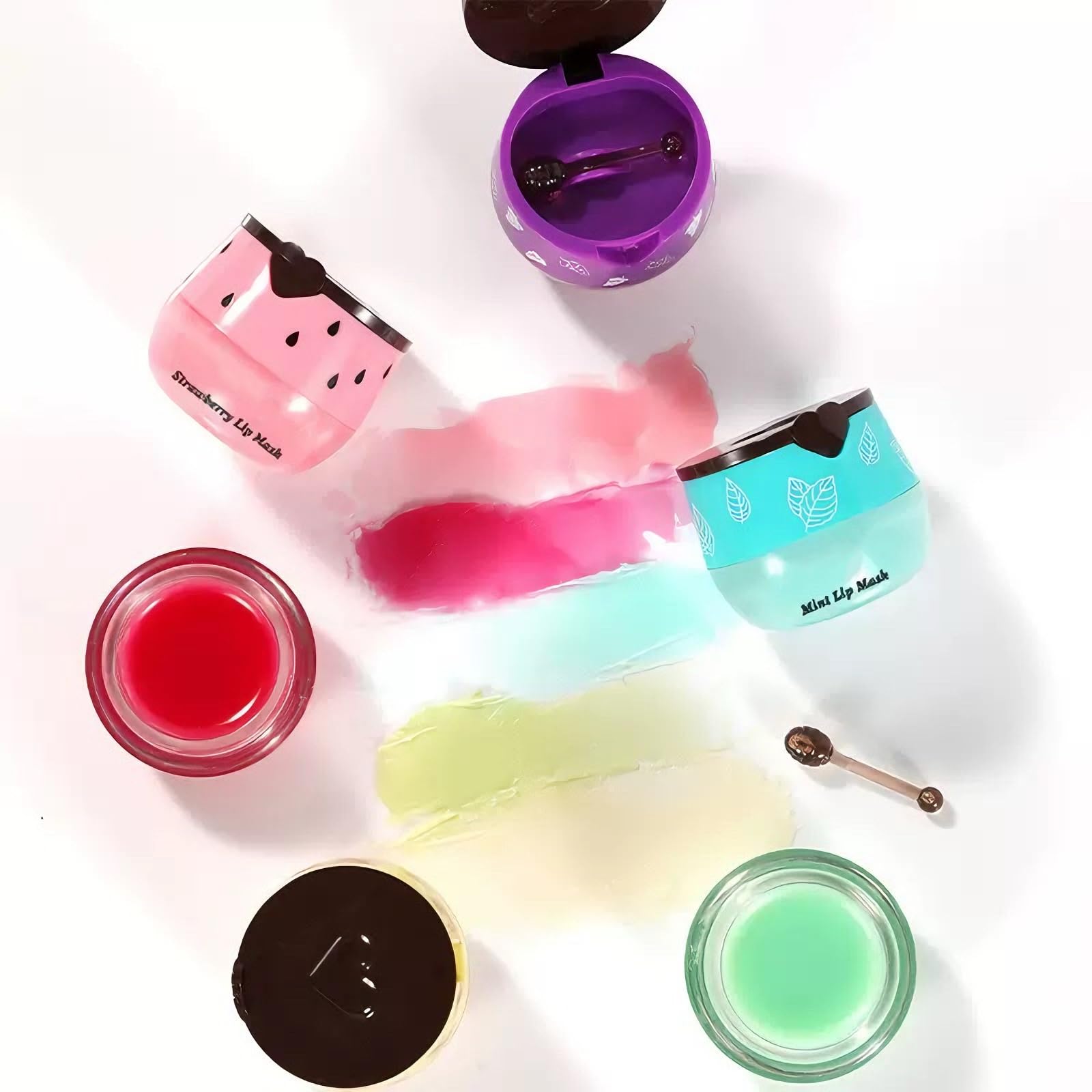 Tiejdhr Honey Lip Balm & Mask — 9 Flavors Hydrating Lip Care Set