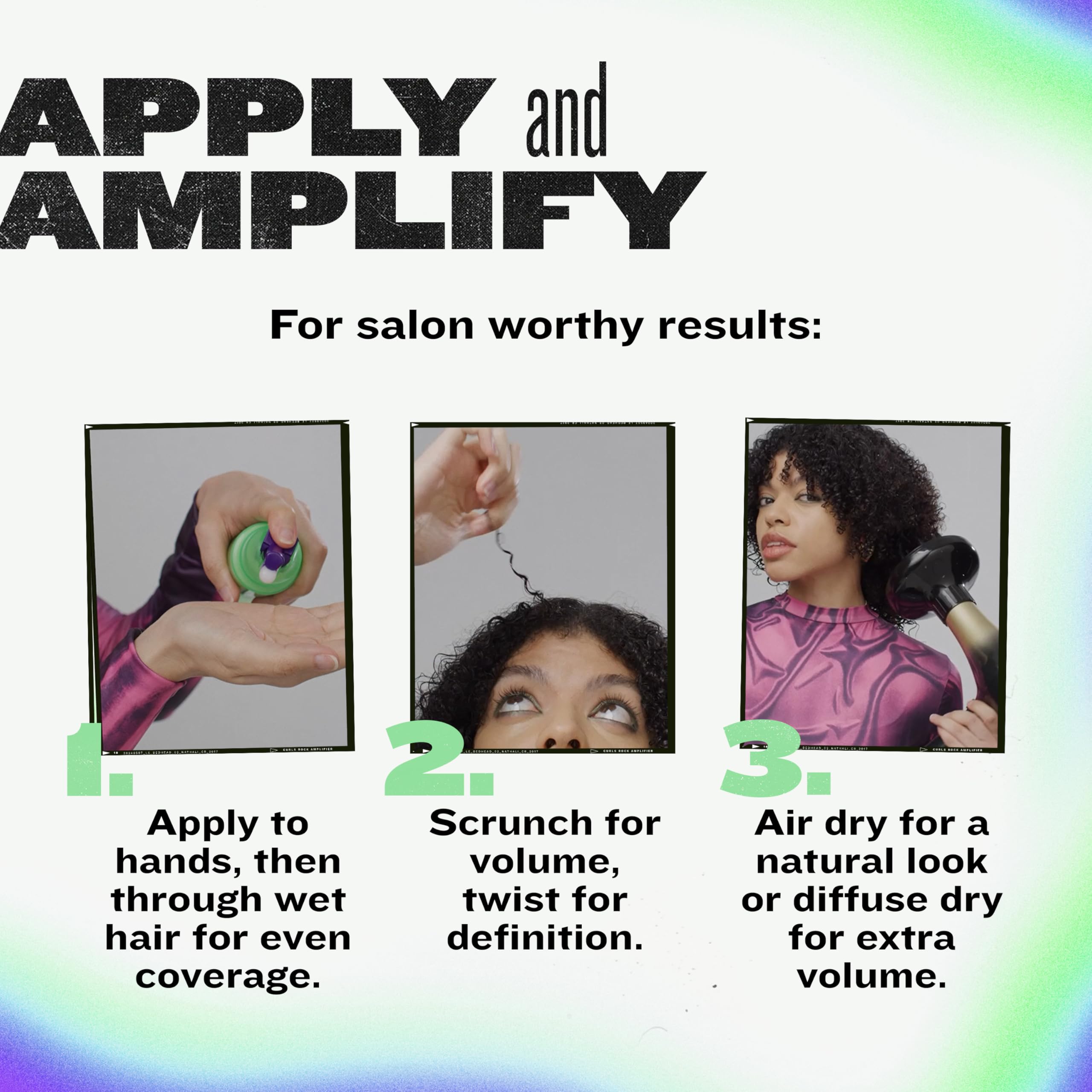 TIGI Bed Head Curls Rock Amplifier Travel Mini – Curl Shaping & Anti-Frizz for All Curl Types