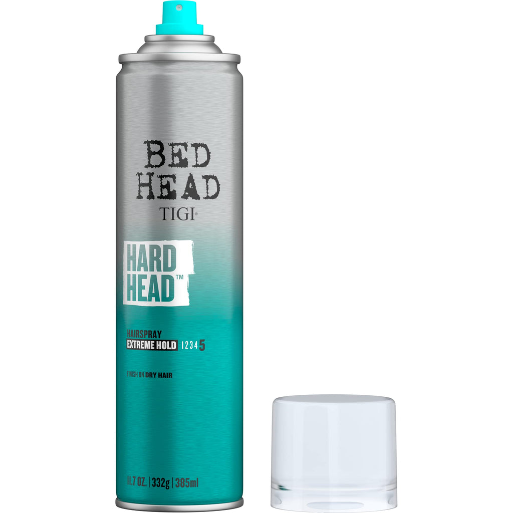TIGI Bed Head Hard TM Hairspray – Extra Strong Hold, Pack of 4 (11.7 oz)