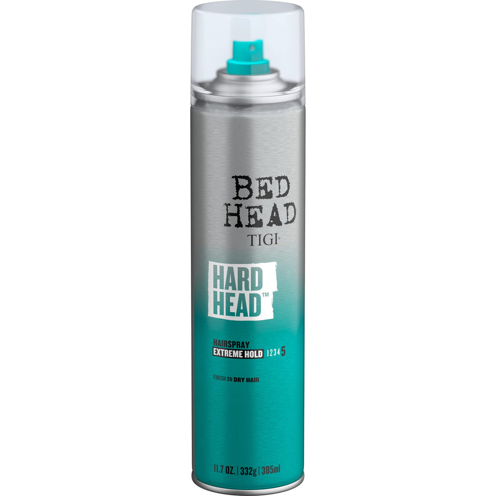 TIGI Bed Head Hard TM Hairspray – Extra Strong Hold, Pack of 4 (11.7 oz)