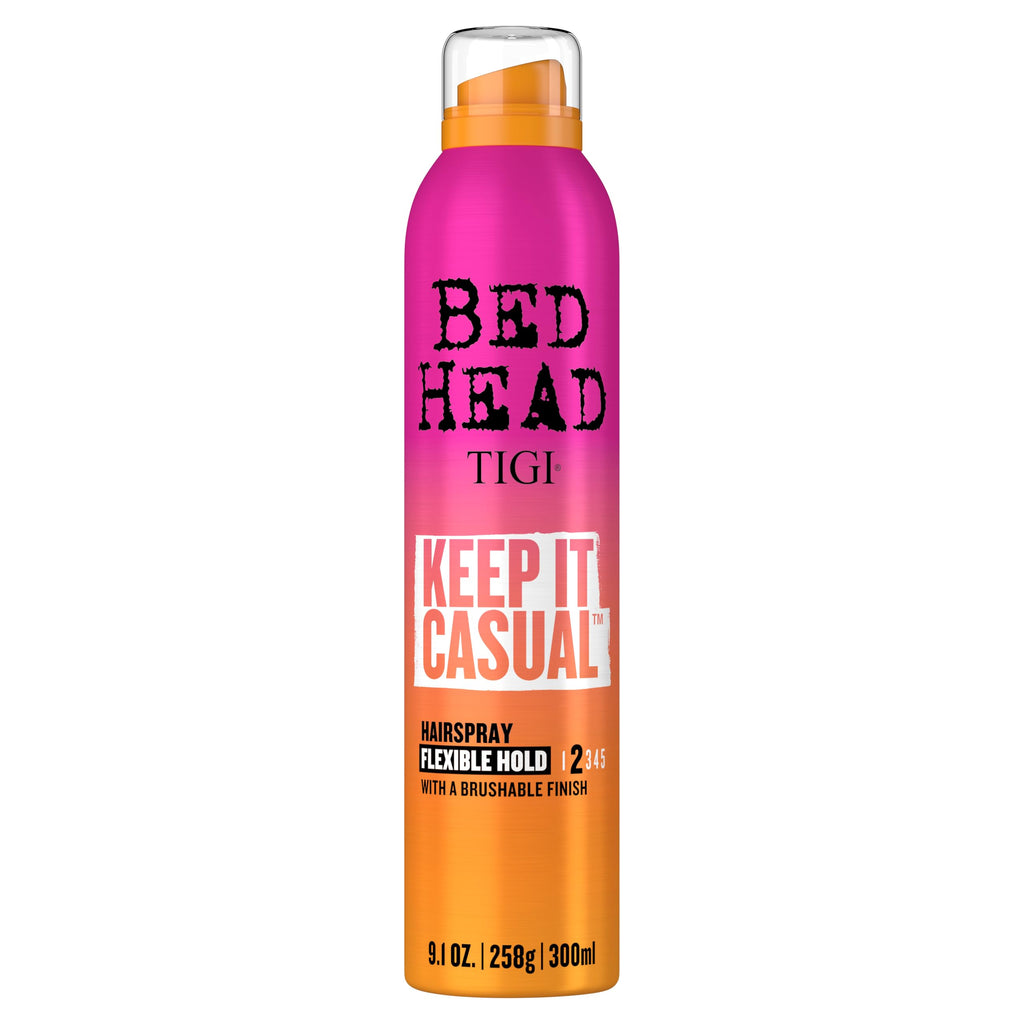 TIGI Bed Head Keep It Casual Hair Spray – Flexible Hold, Brushable Finish (9.1 oz)
