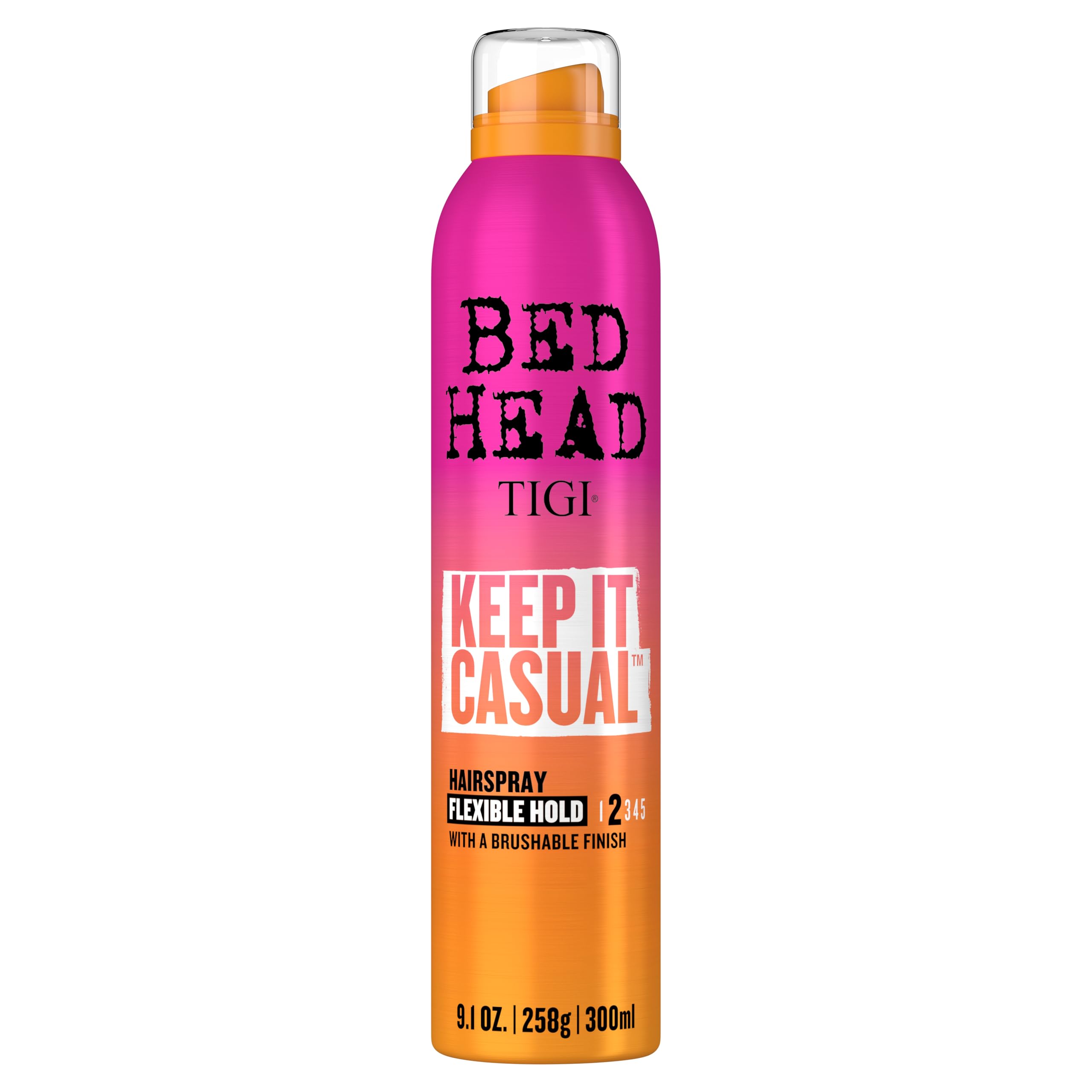 TIGI Bed Head Keep It Casual Hair Spray – Flexible Hold, Brushable Finish (9.1 oz)