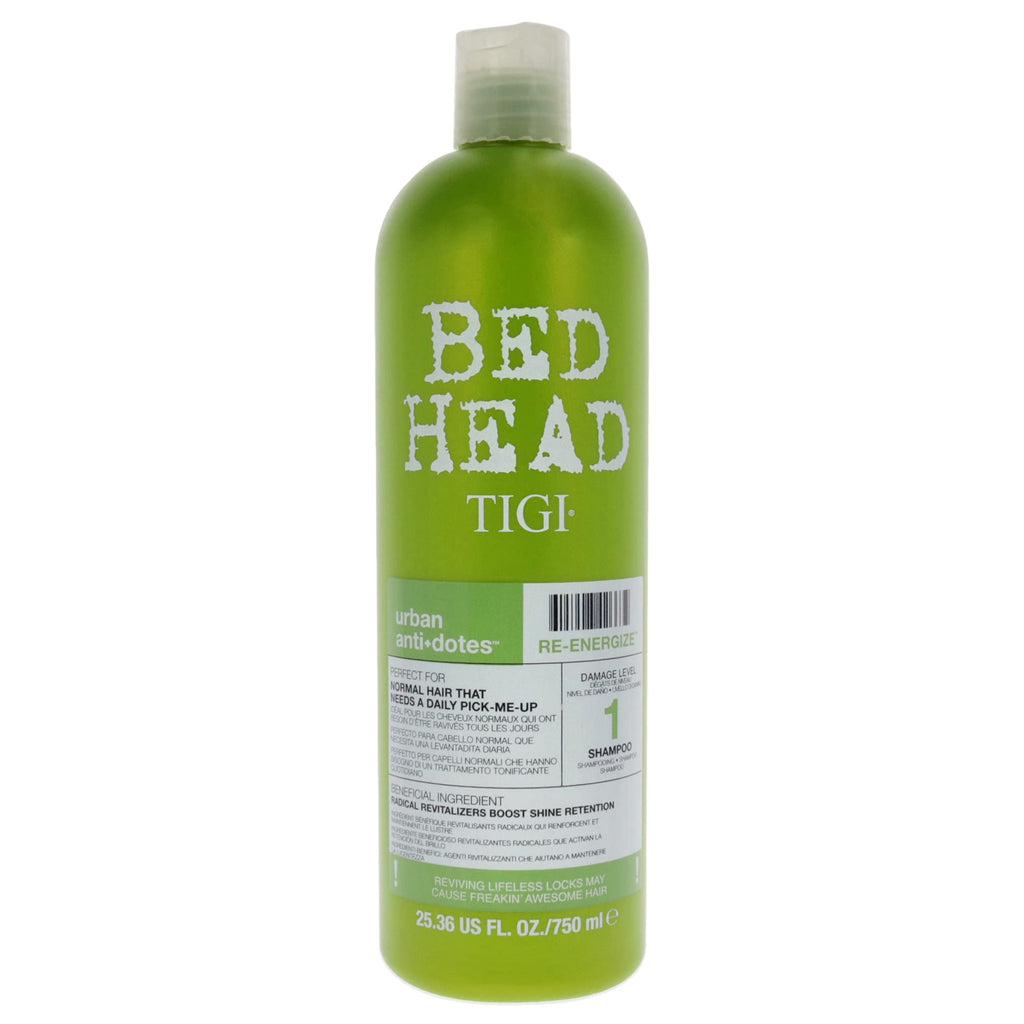 TIGI Bed Head Urban Antidotes Re-Energize Shampoo – Hydrating, Strengthening & Shine