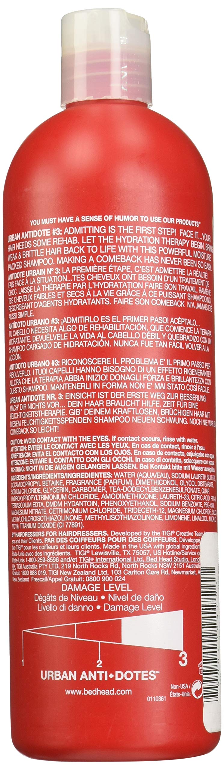 TIGI Bed Head Urban Antidotes Resurrection Shampoo – 750ml / 25.36oz