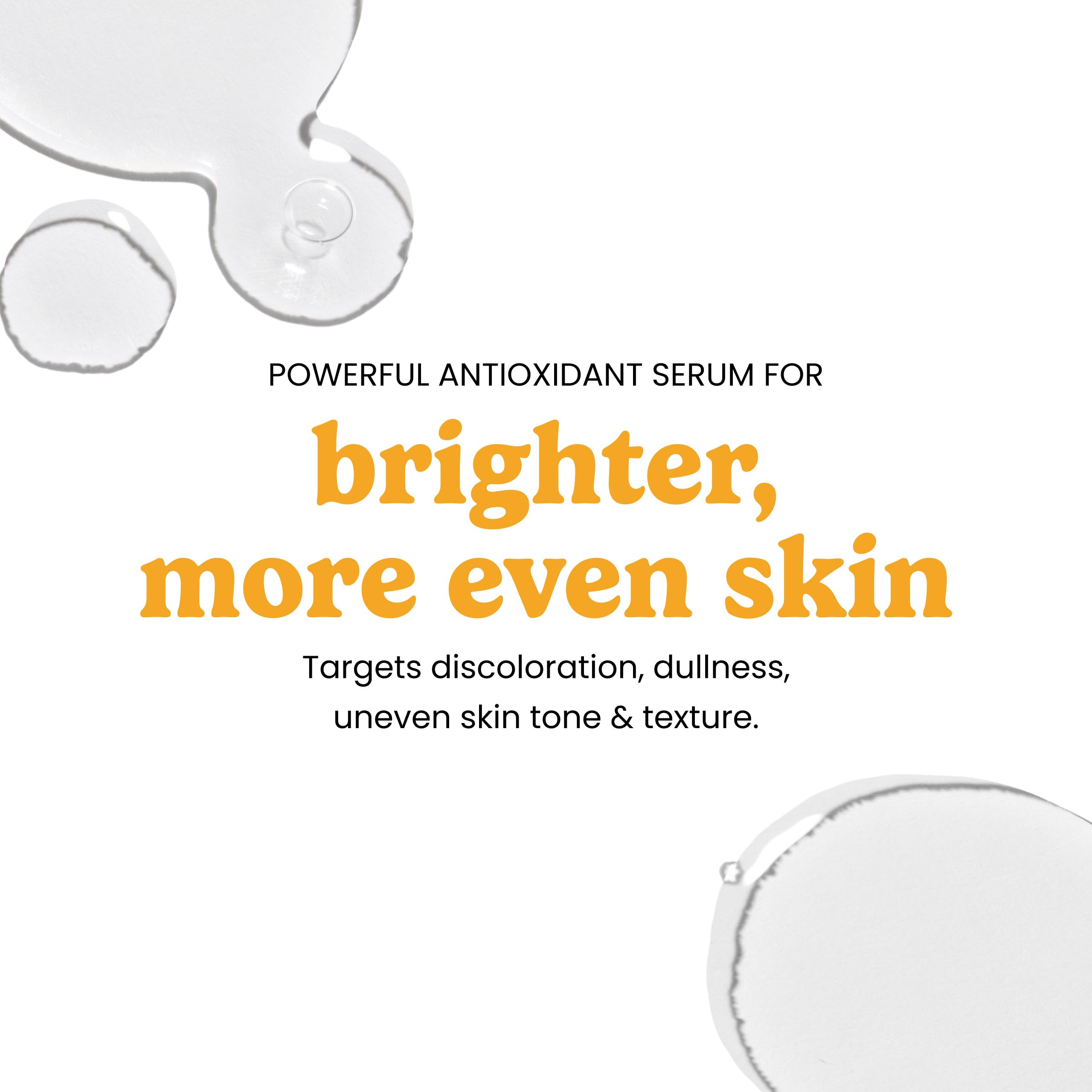 Timeless Skin Care Vitamin C Serum with Vitamin E & Ferulic Acid – Brightening, Fragrance-Free Serum for Oily & Dry Skin (Pouches)