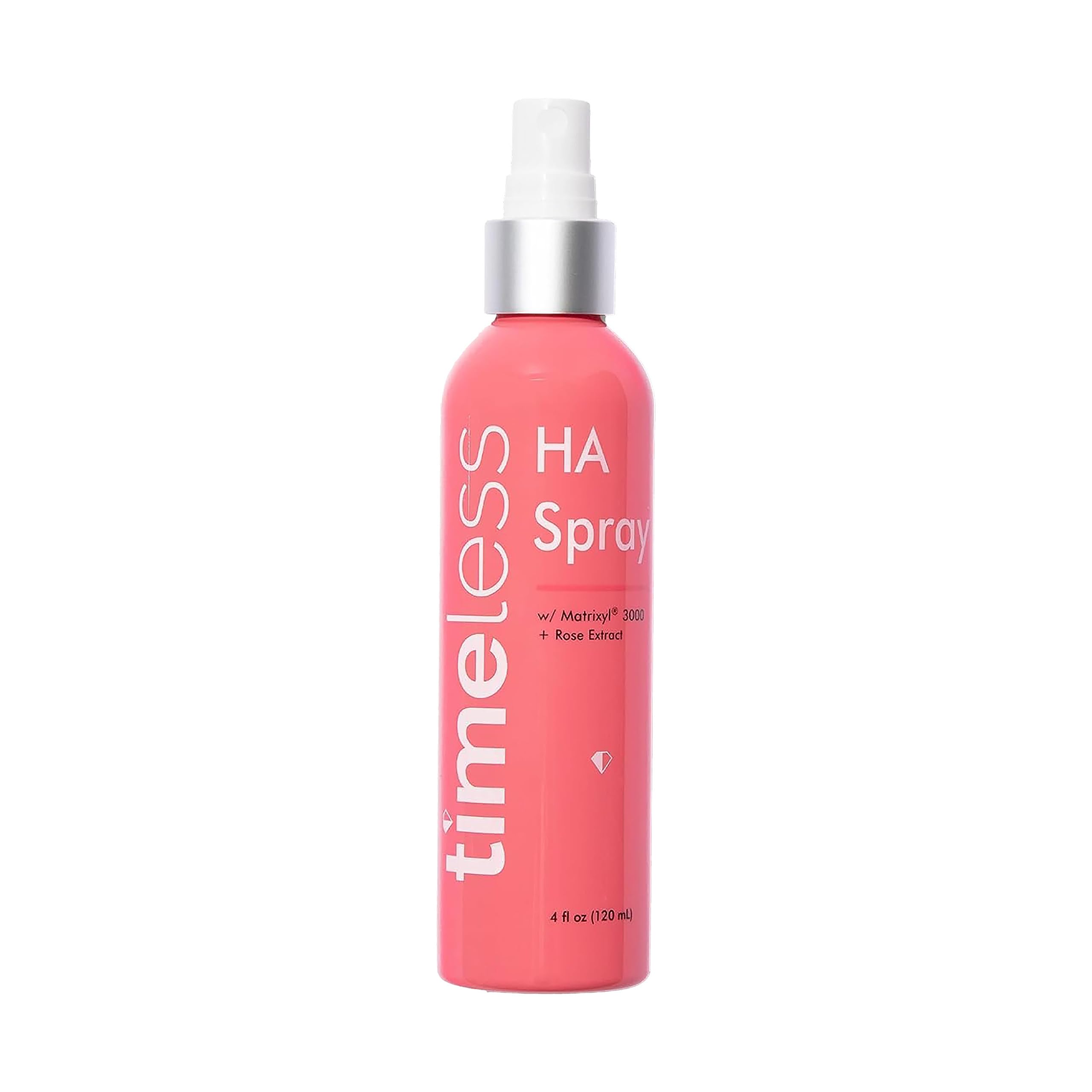 Timeless Skin Care HA Matrixyl 3000 Rose Spray – Fragrance-Free Hyaluronic Mist, 4 oz