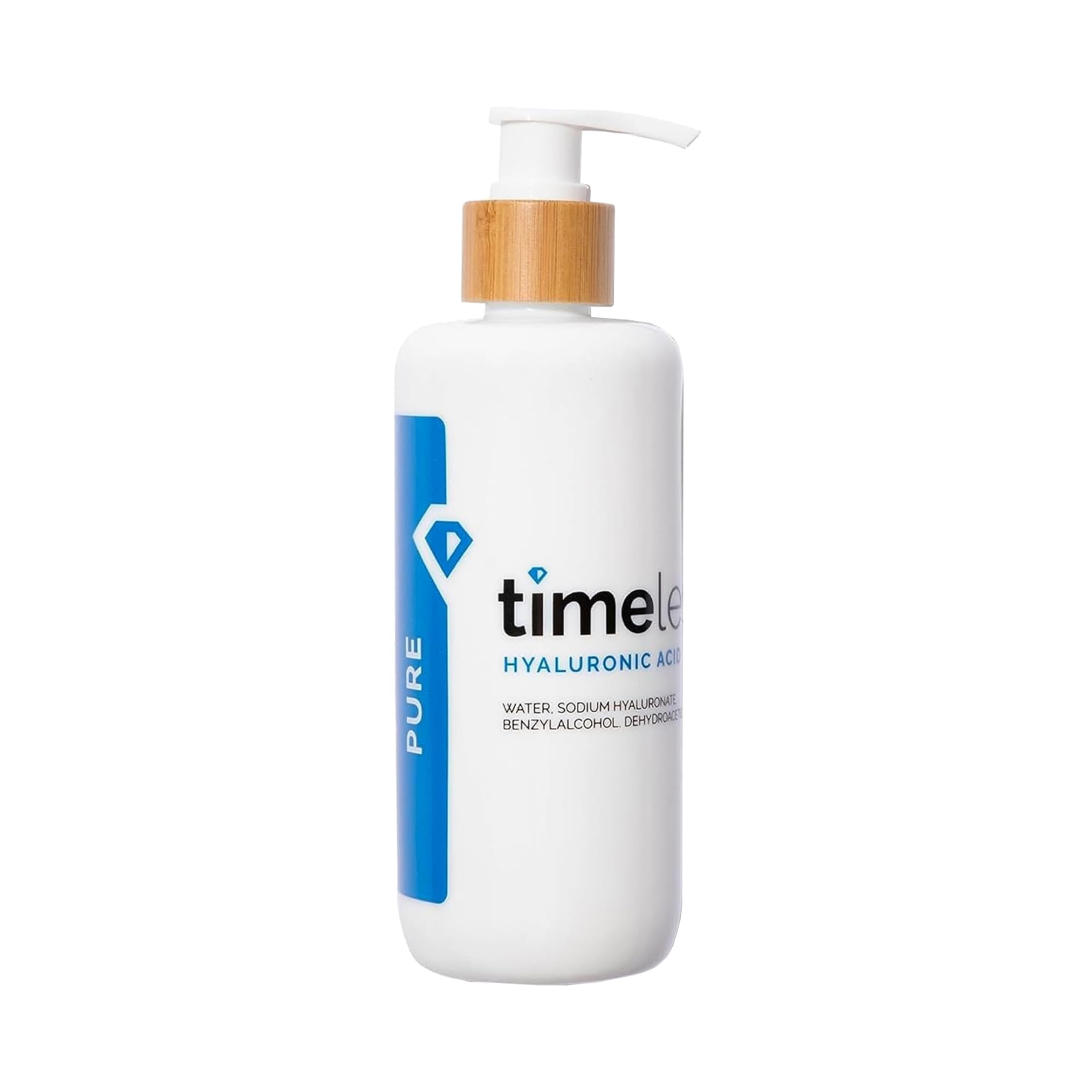 Timeless Skin Care Hyaluronic Acid 100% Pure Serum – Fragrance-Free Hydration, 8 oz
