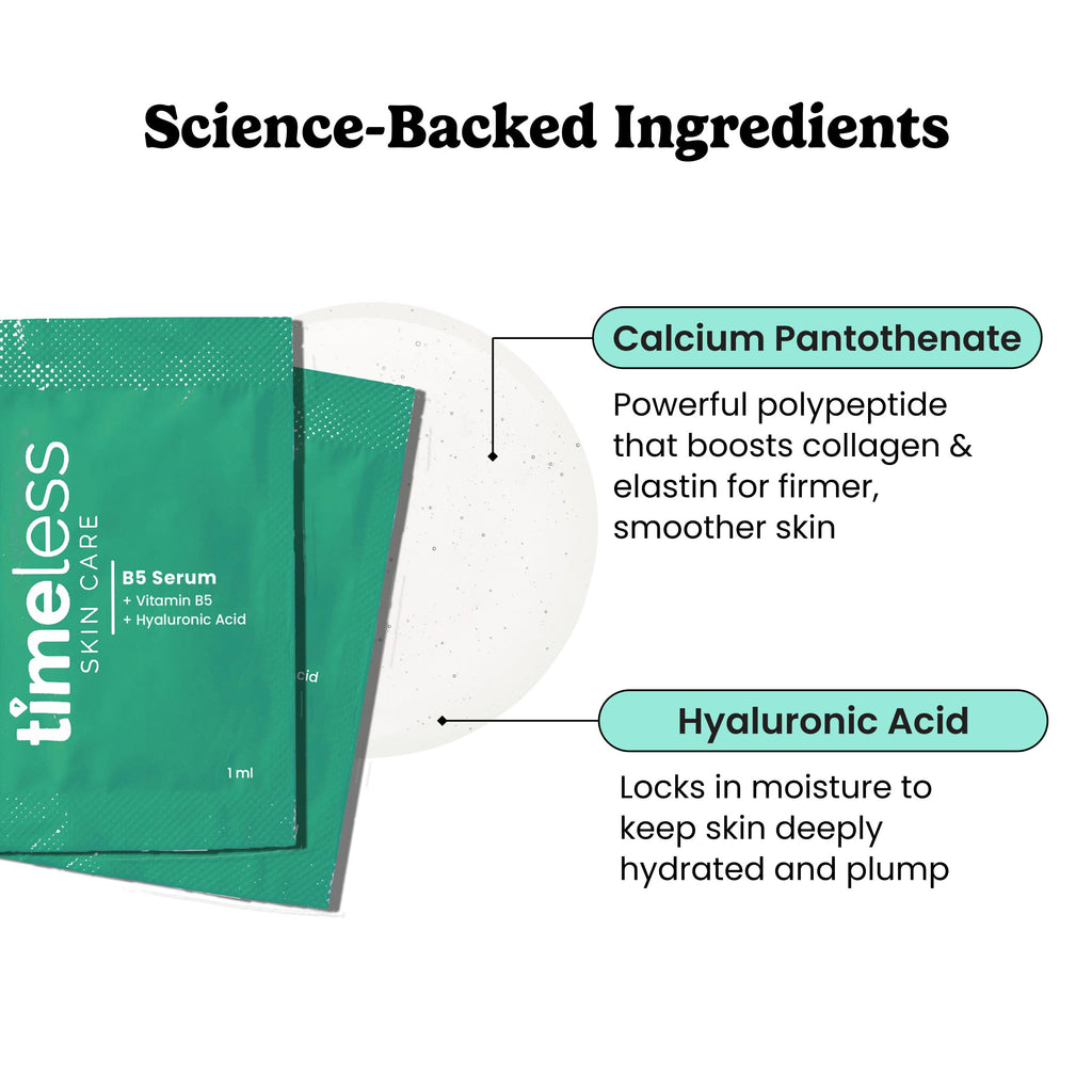 Timeless Skin Care Vitamin B5 Serum – Hydrating, Oil-Free Hyaluronic Serum for Oily Skin