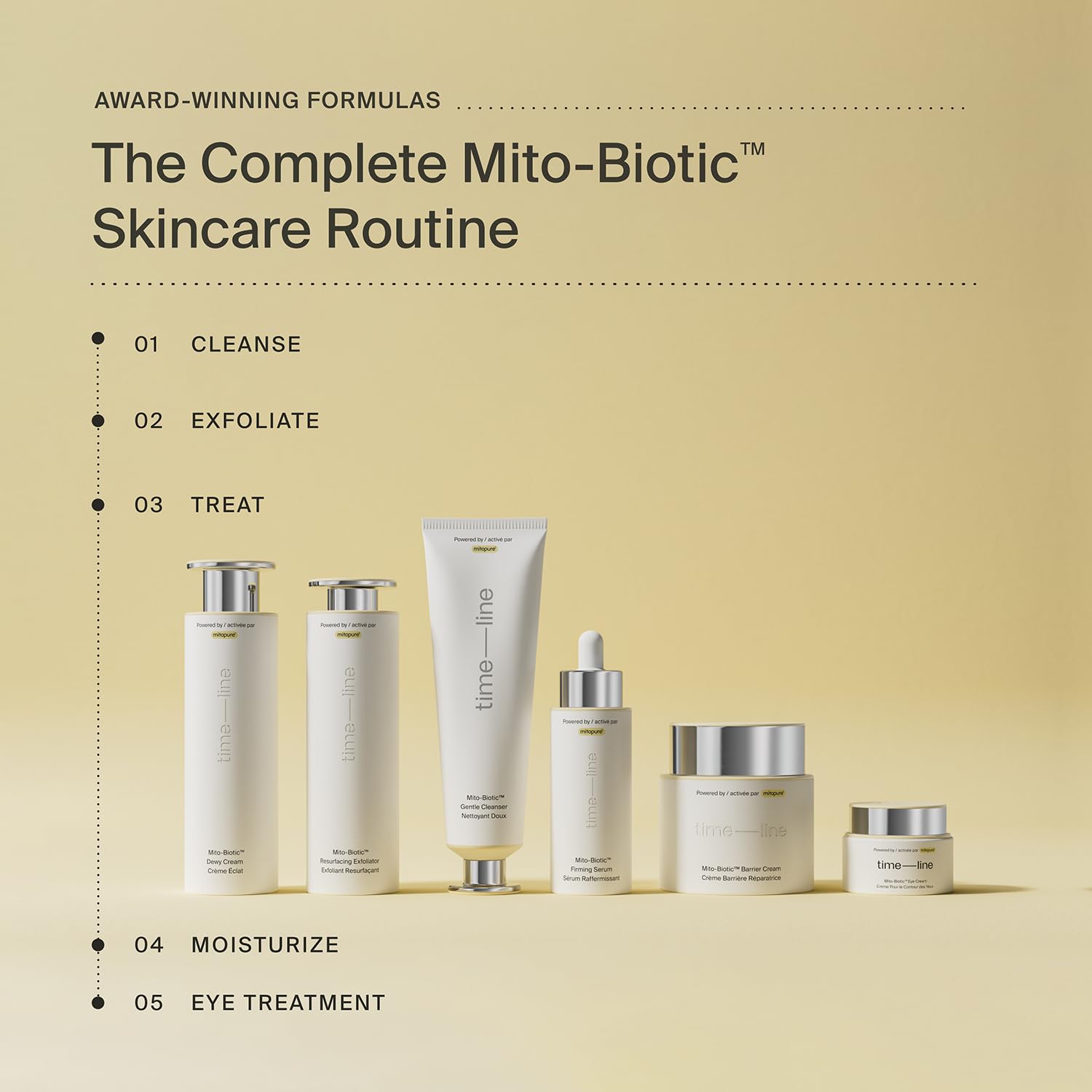 Timeline Mito-Biotic Barrier Cream – Nourishing Peptide Moisturizer | 1.7 fl oz