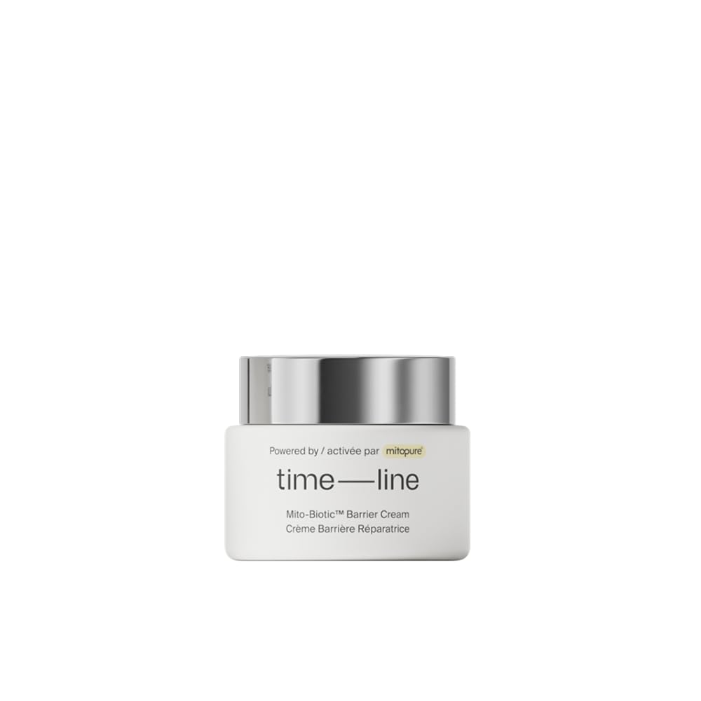 Timeline Mito-Biotic Travel Size Barrier Cream – Nourishing Moisturizer with Peptides (0.51 oz)
