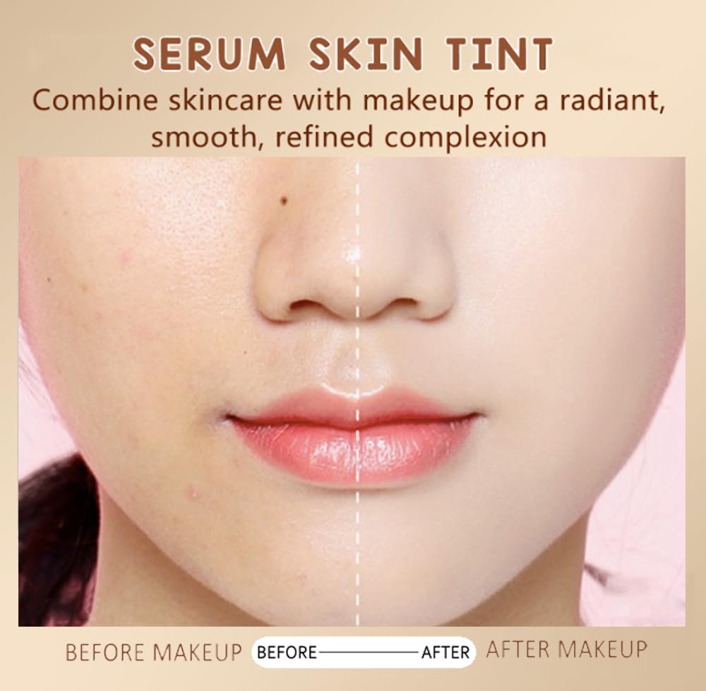 TIMLIFE 2-Piece Foundation Stick Beauty Balm Serum Tint – Portable Hydration & Natural Coverage (#05)