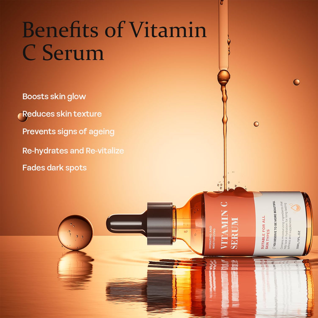 Tinclen Vitamin C Serum for Face – Brightening, Hydration & Anti-Aging