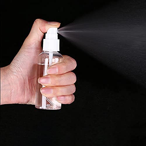 TINFO Spray Bottles 30 Pack – 30ml Clear Empty Mini Travel Bottles (1oz)