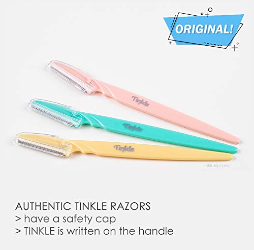 Tinkle Women's Shaver Razors (Pack of 36) – Dermaplaning Tool for Smoother Skin & Brow Shaping | Travel-Ready Gift