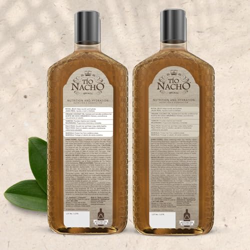 Tio Nacho Ultra-Moisturizing Frizz Control Shampoo & Conditioner Set — Deep Hydration with Organic Coconut Oil & Royal Jelly