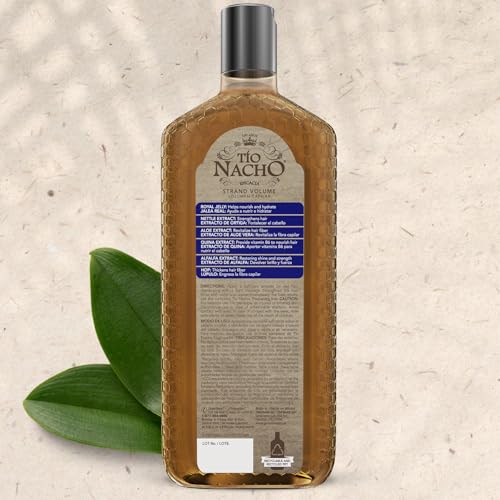 Tio Nacho Thickening Shampoo for Thinning Hair – Royal Jelly & Nettle Extract, Paraben Free, 14 fl oz (3 Pack)