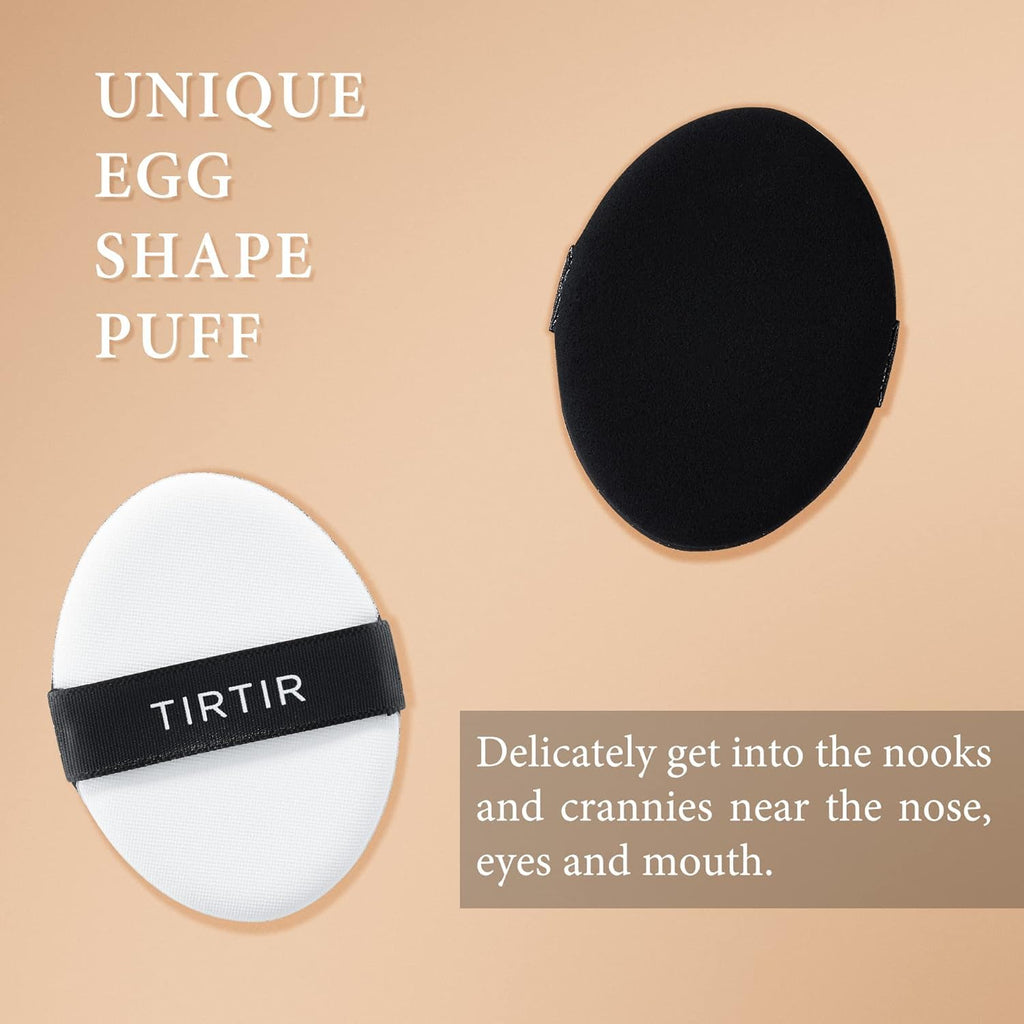 TIRTIR My Glow Cream Cushion | Semi-Glow Finish, Hydrating Coverage, 72-Hour Radiant Vitality, Porcelain #17C