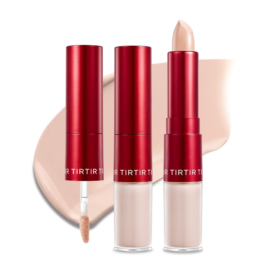 TIRTIR Glide&Hide Concealer 2.5C – Dual Applicators, Hydrating, Crease-Proof