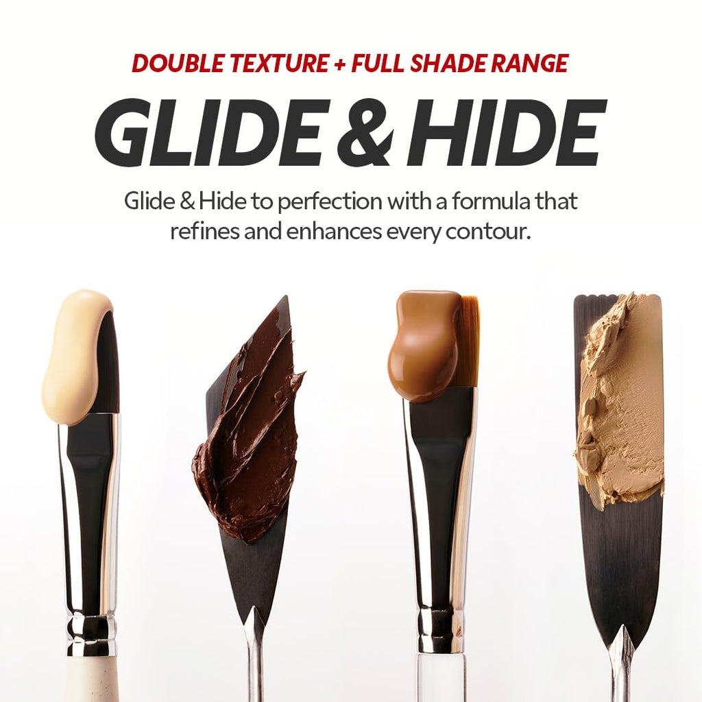 TIRTIR Glide&Hide Concealer 2.5C – Dual Applicators, Hydrating, Crease-Proof