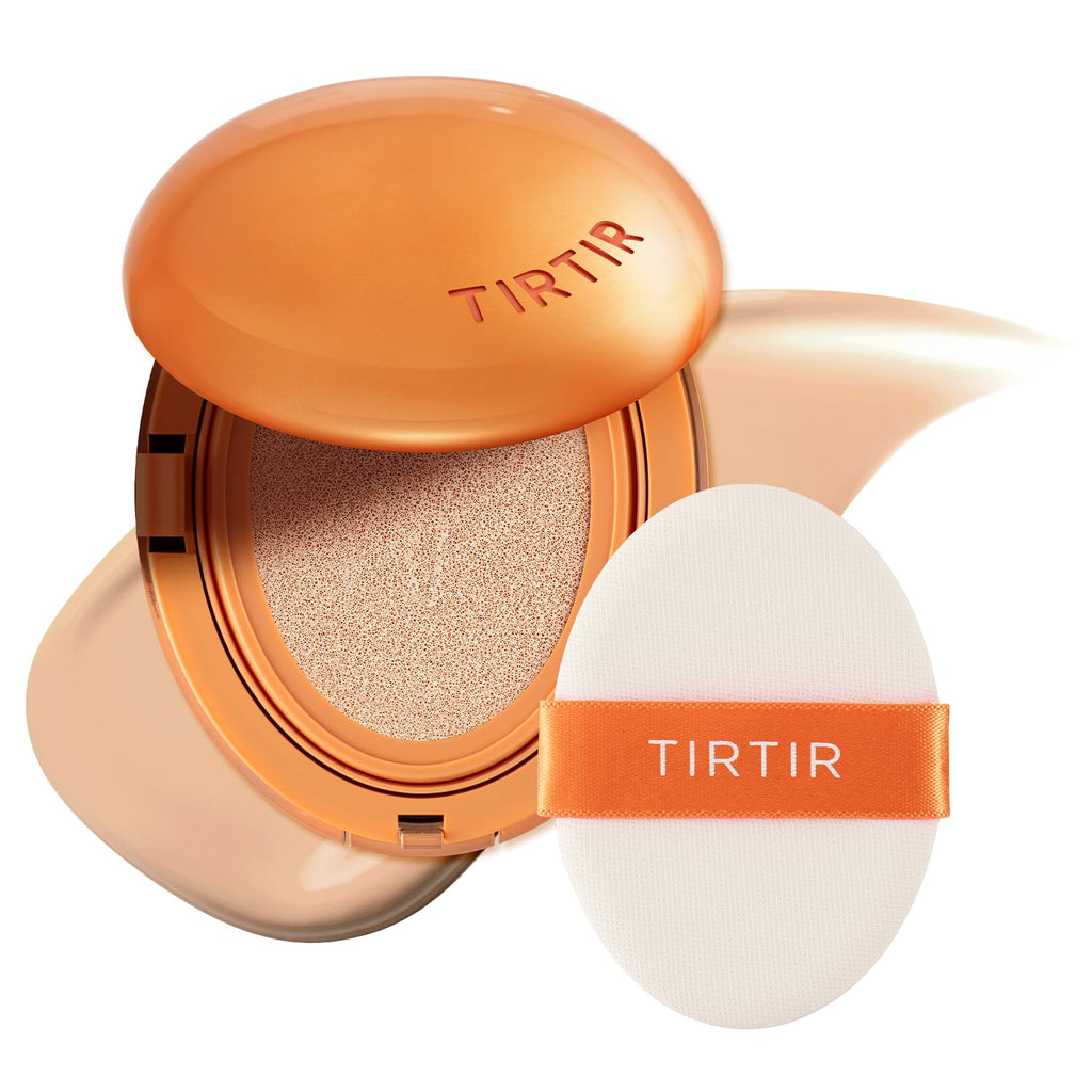 TIRTIR Mask Fit AI Filter Cushion Foundation | Semi-Matte Finish, 72H Wear, 30 Shades #22N Shell Beige