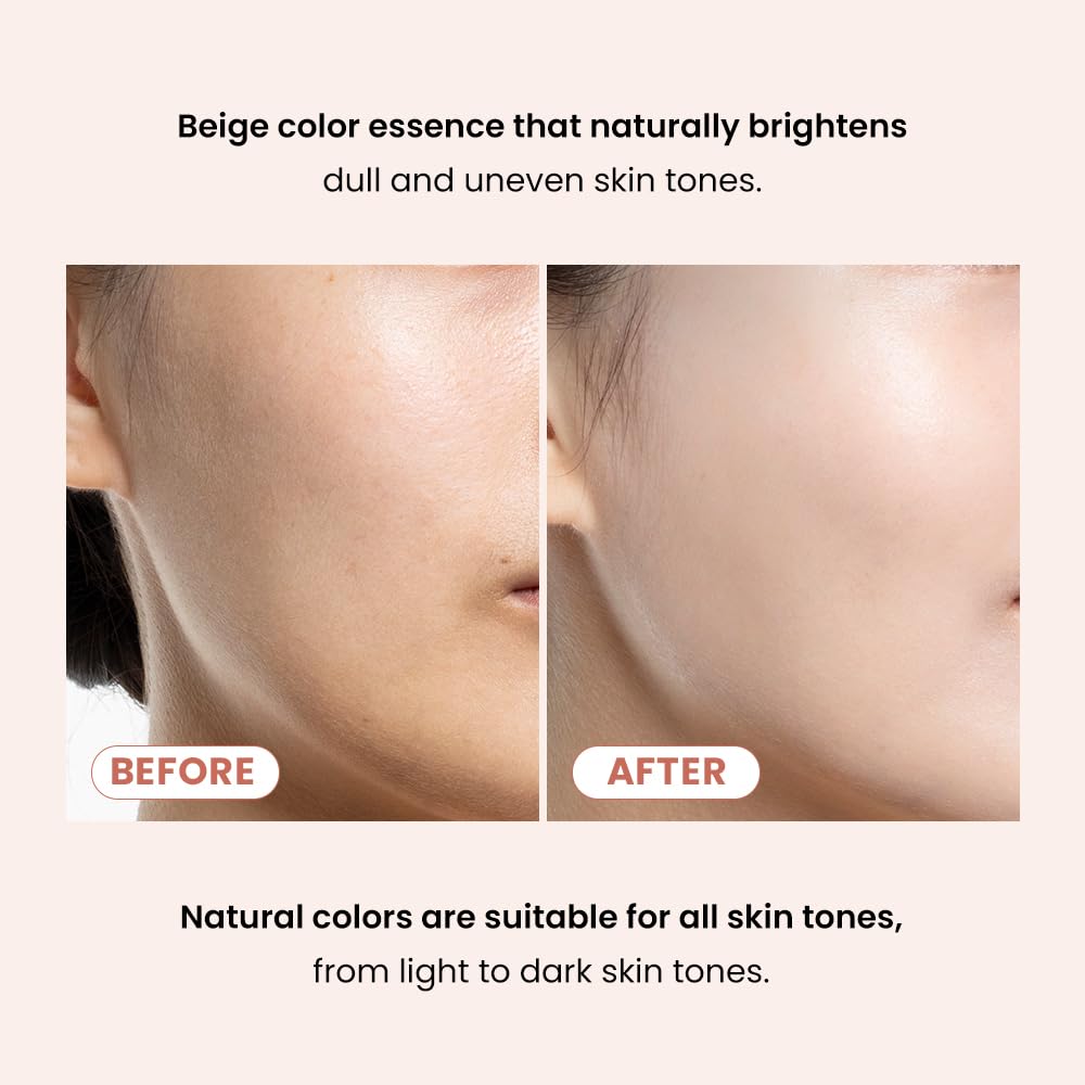 TIRTIR Mask Fit Tone Up Essence – Glass Skin Base, Hydration & Natural Coverage (Beige)