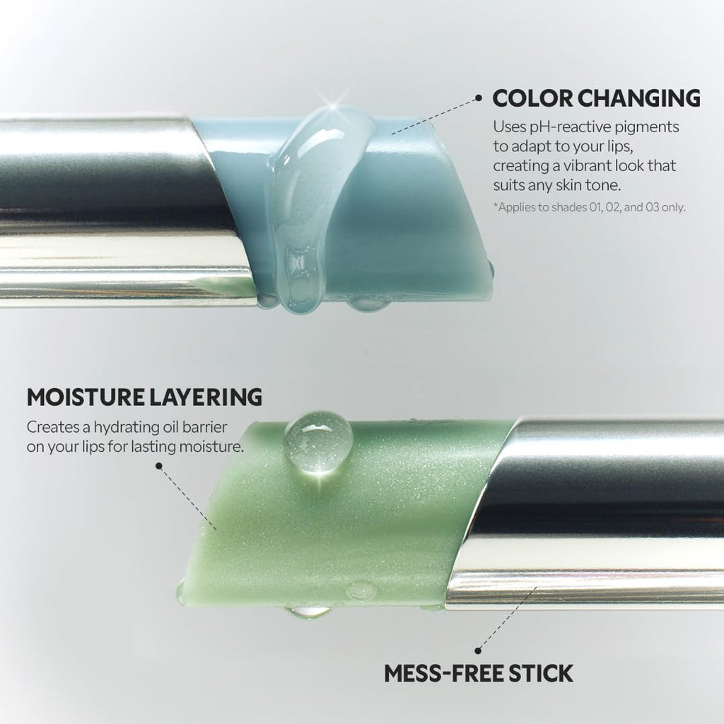 TIRTIR Water Mellow Lip Balm 01 Icy Blue – pH-Color Changing Hydration Lip Care