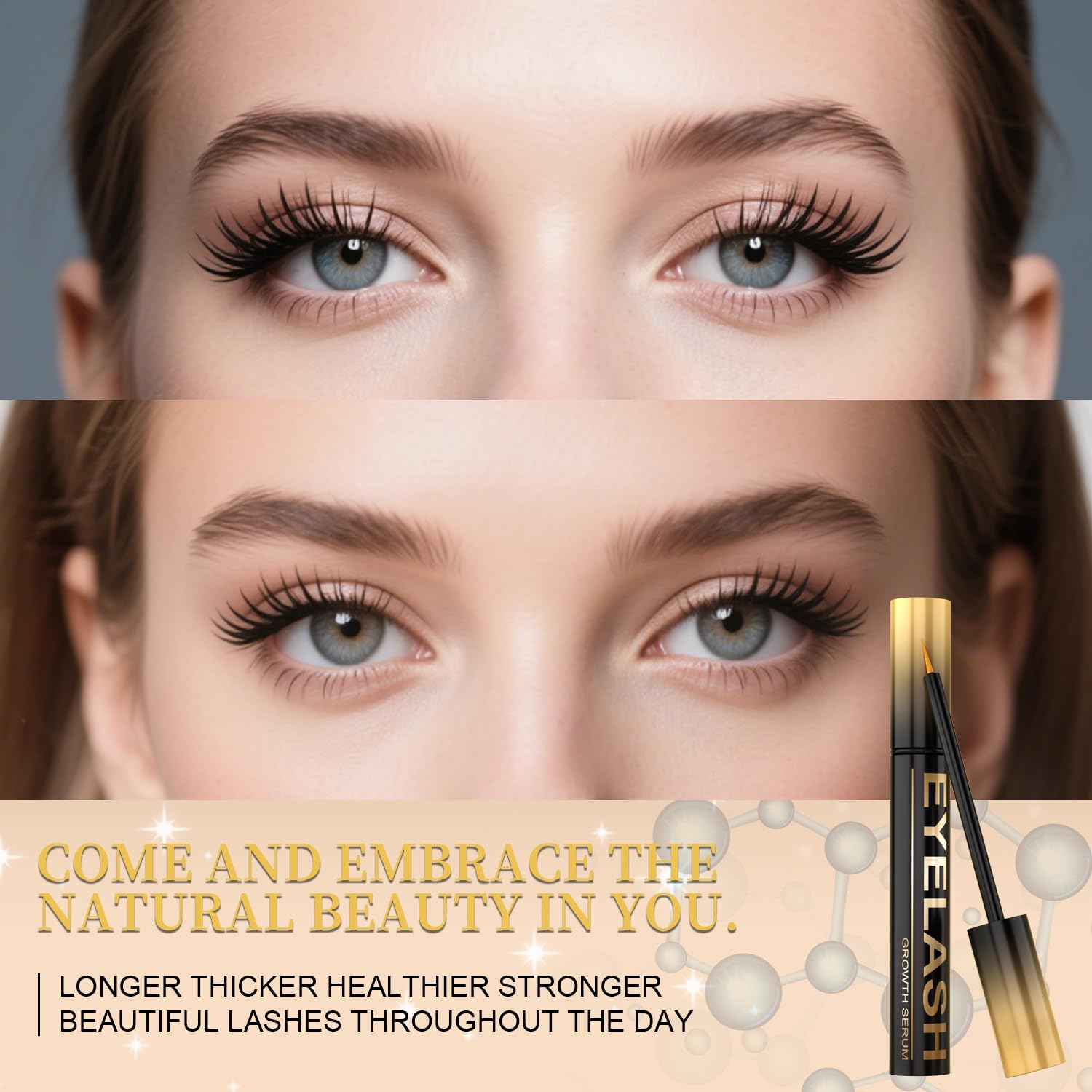 Tistees Lash Serum – Premium Eyelash Growth Serum for Longer, Fuller Lashes (5 mL)