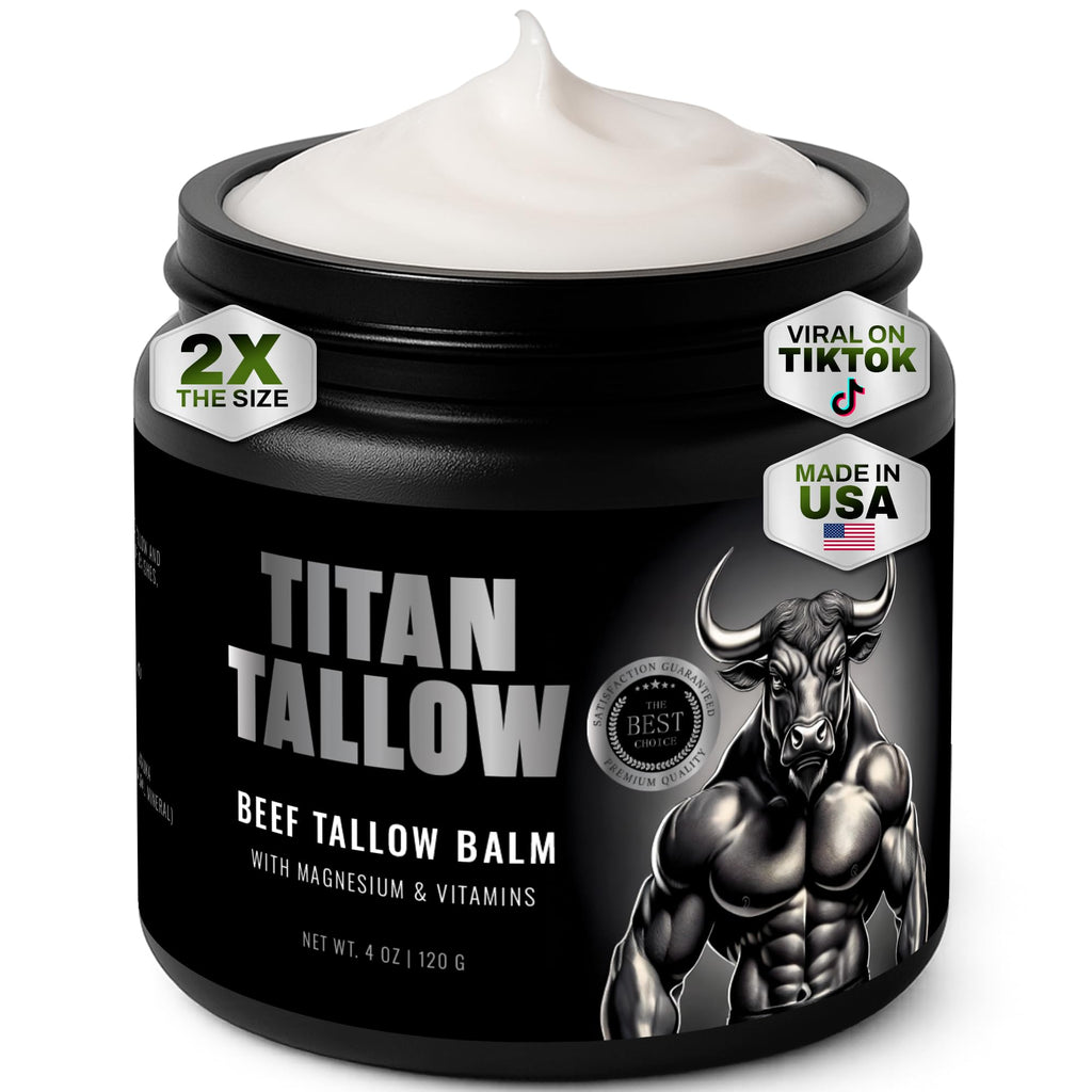Titan Tallow Beef Tallow Balm with Magnesium – Sleep Support, Muscle Relief & Deep Hydration