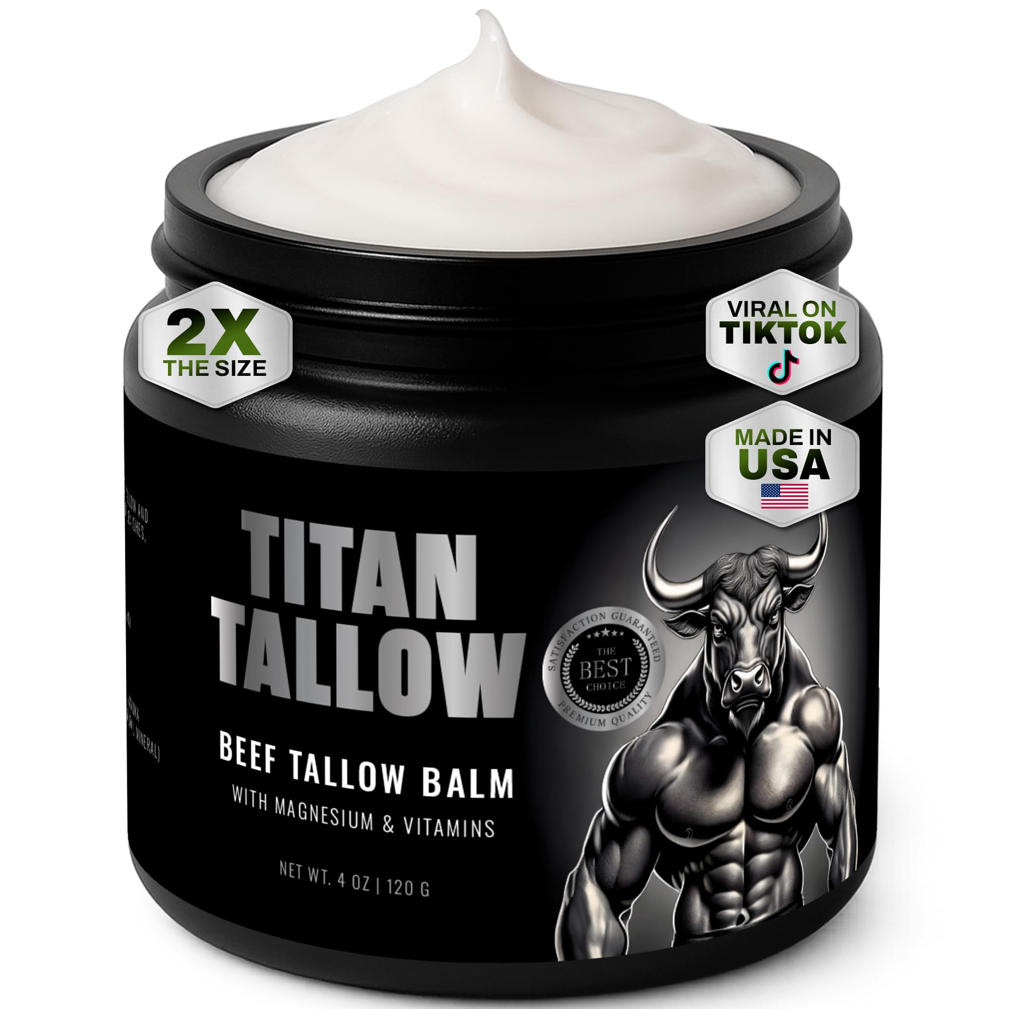 Titan Tallow Beef Tallow Balm with Magnesium – Sleep Support, Muscle Relief & Deep Hydration