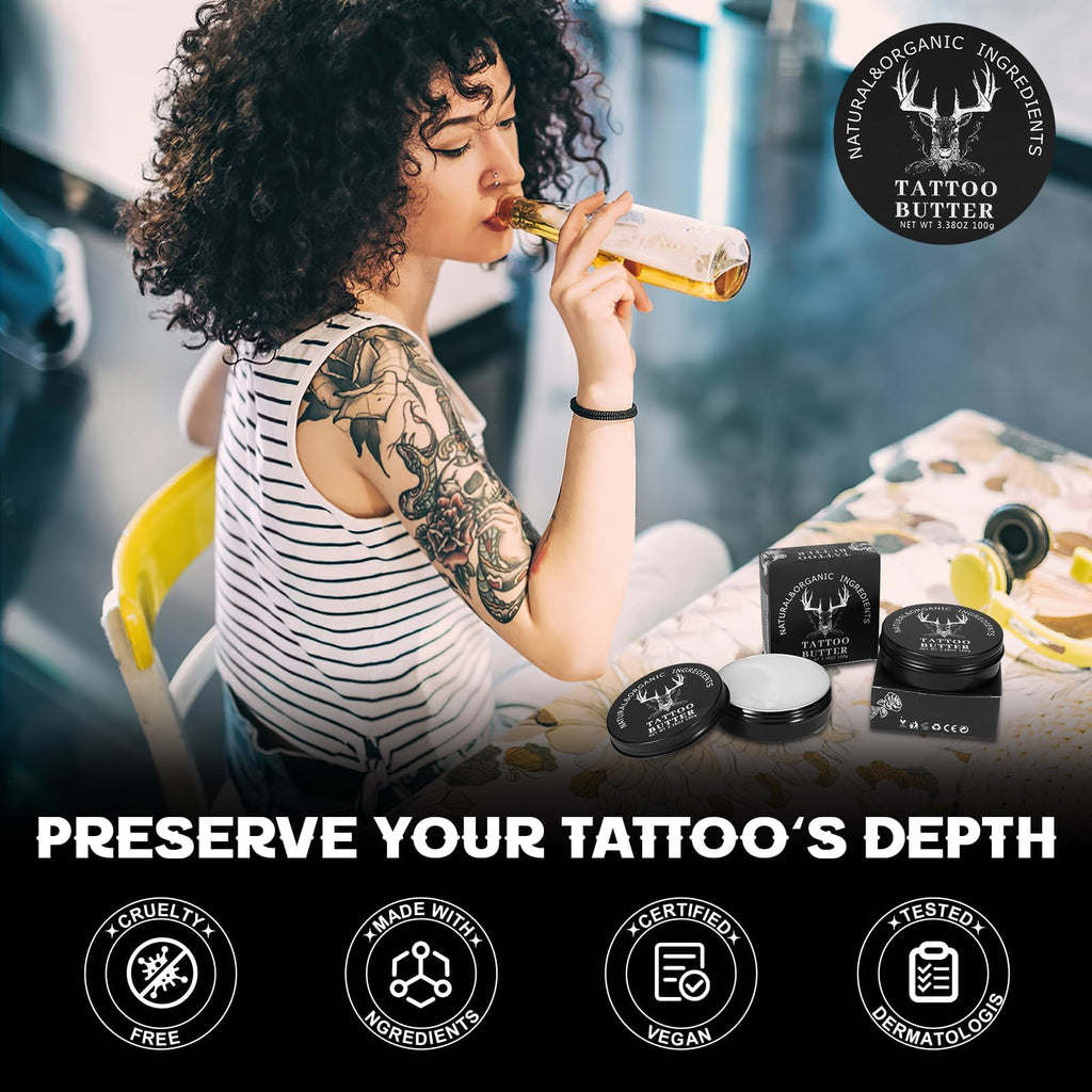 TIUSUTA Tattoo Balm & Aftercare Cream | Color Enhancement & Hydration