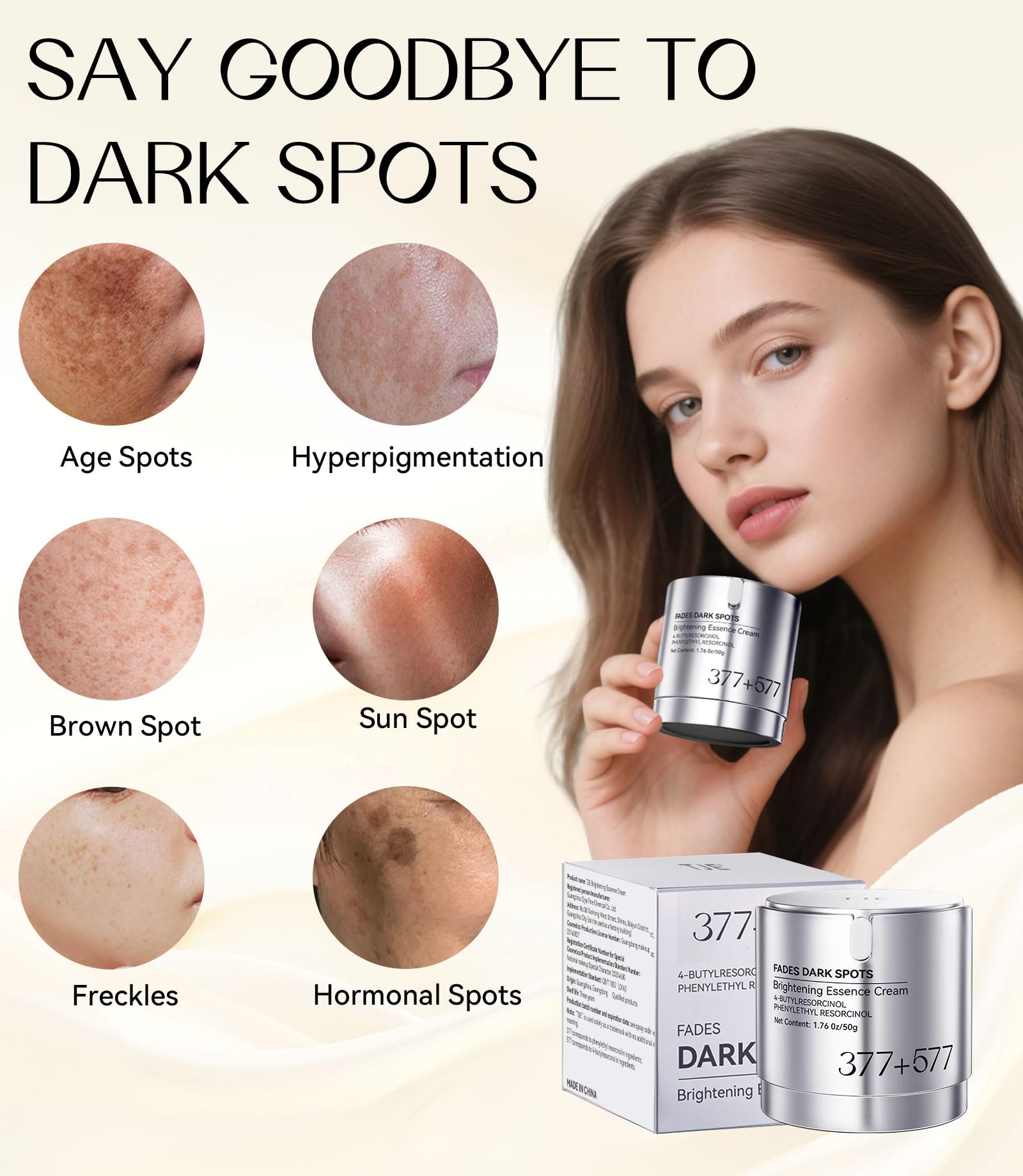 TJE Dark Spot Corrector for Face & Body – Fade Hyperpigmentation with Repair Cream