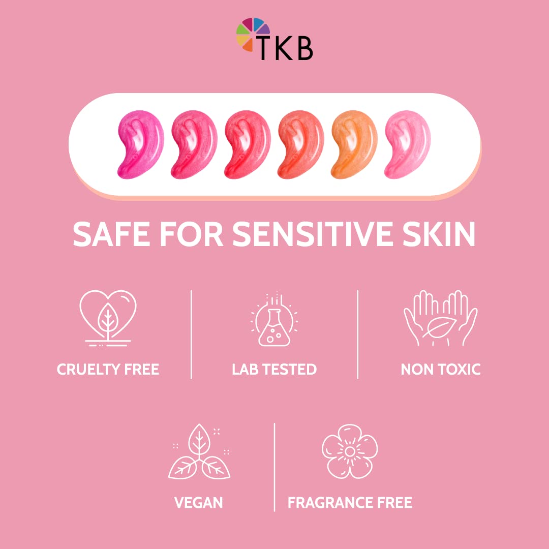TKB Lip Gloss Base (Flexagel M) – Moisturizing, High Shine, Crystal Clear, Vegan & Cruelty-Free | Made in USA | 15 oz